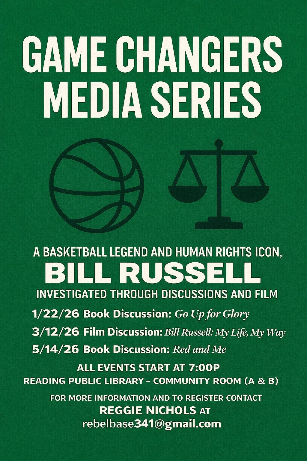 Game Changers Media Series: Community Film Discussion  on Bill Russell