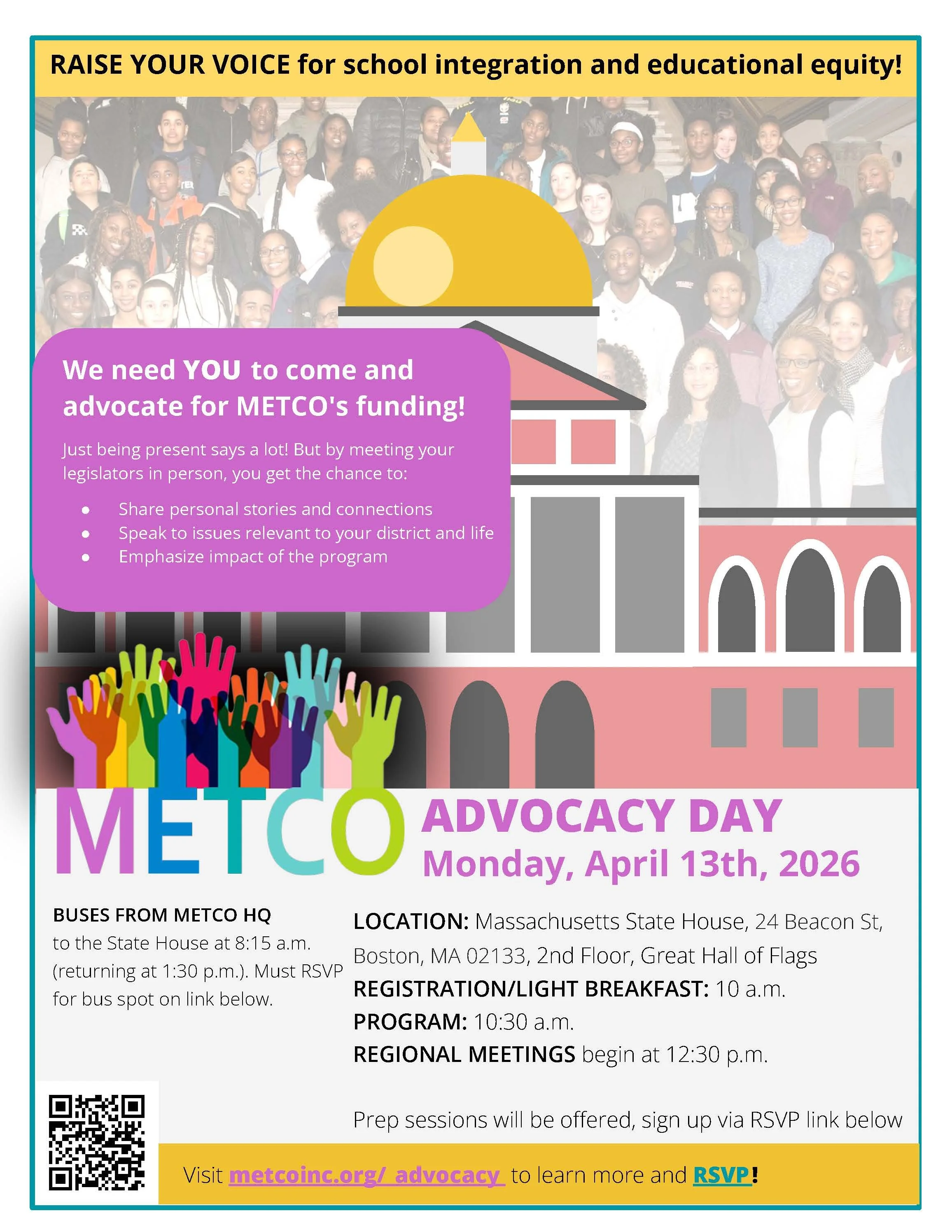 Community encouraged to support METCO Advocacy Day