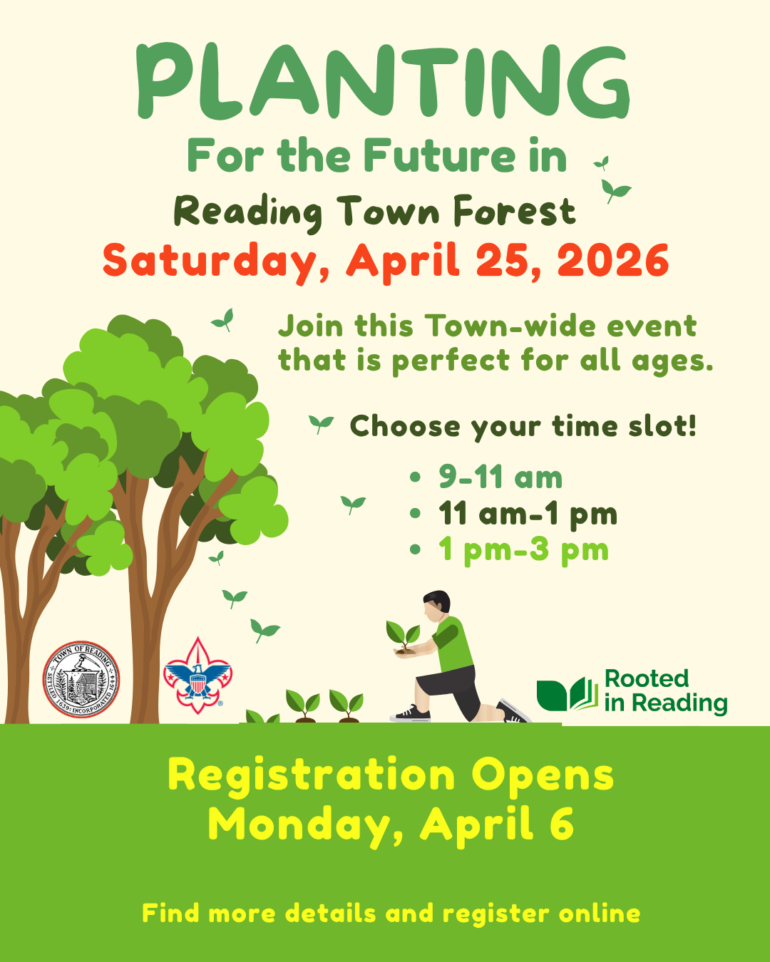 Planting For the Future returns to Reading Town Forest 