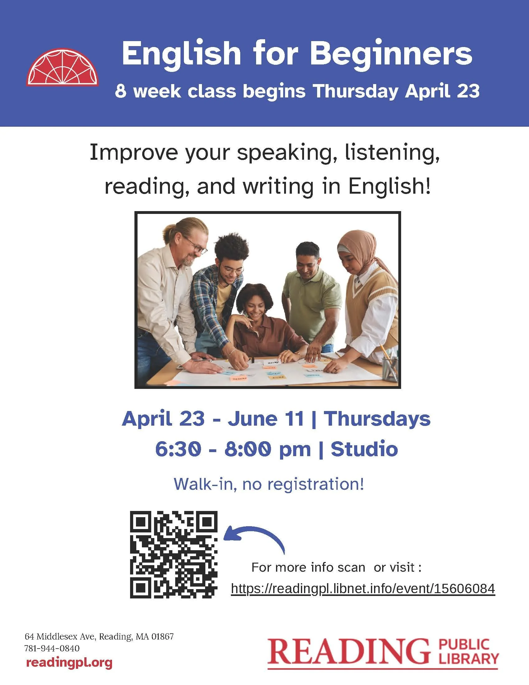 Learn a New Language at the Reading Public Library 