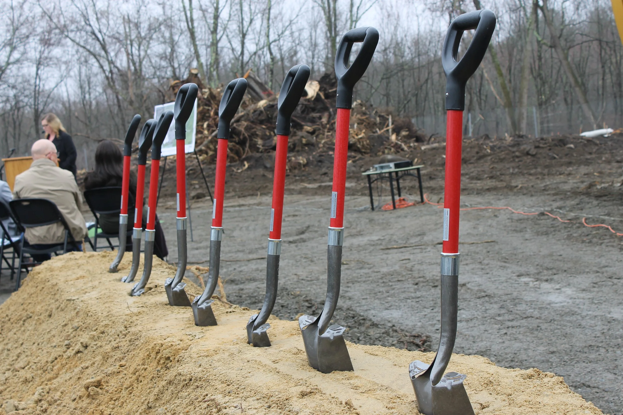 Groundbreaking held for ReCAL and pickleball courts at Symonds Way