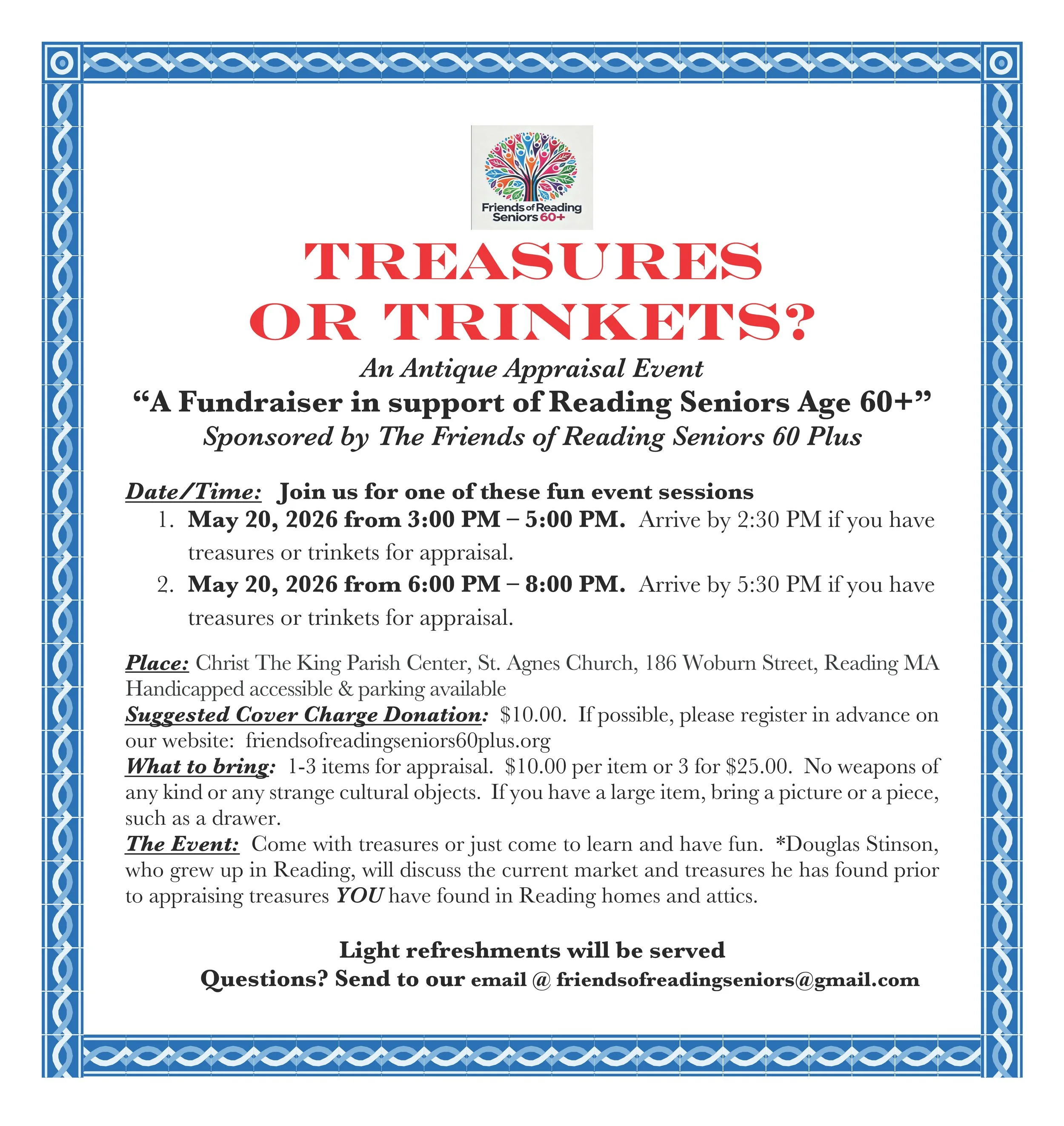 Treasures  Or Trinkets? An Antique Appraisal Event