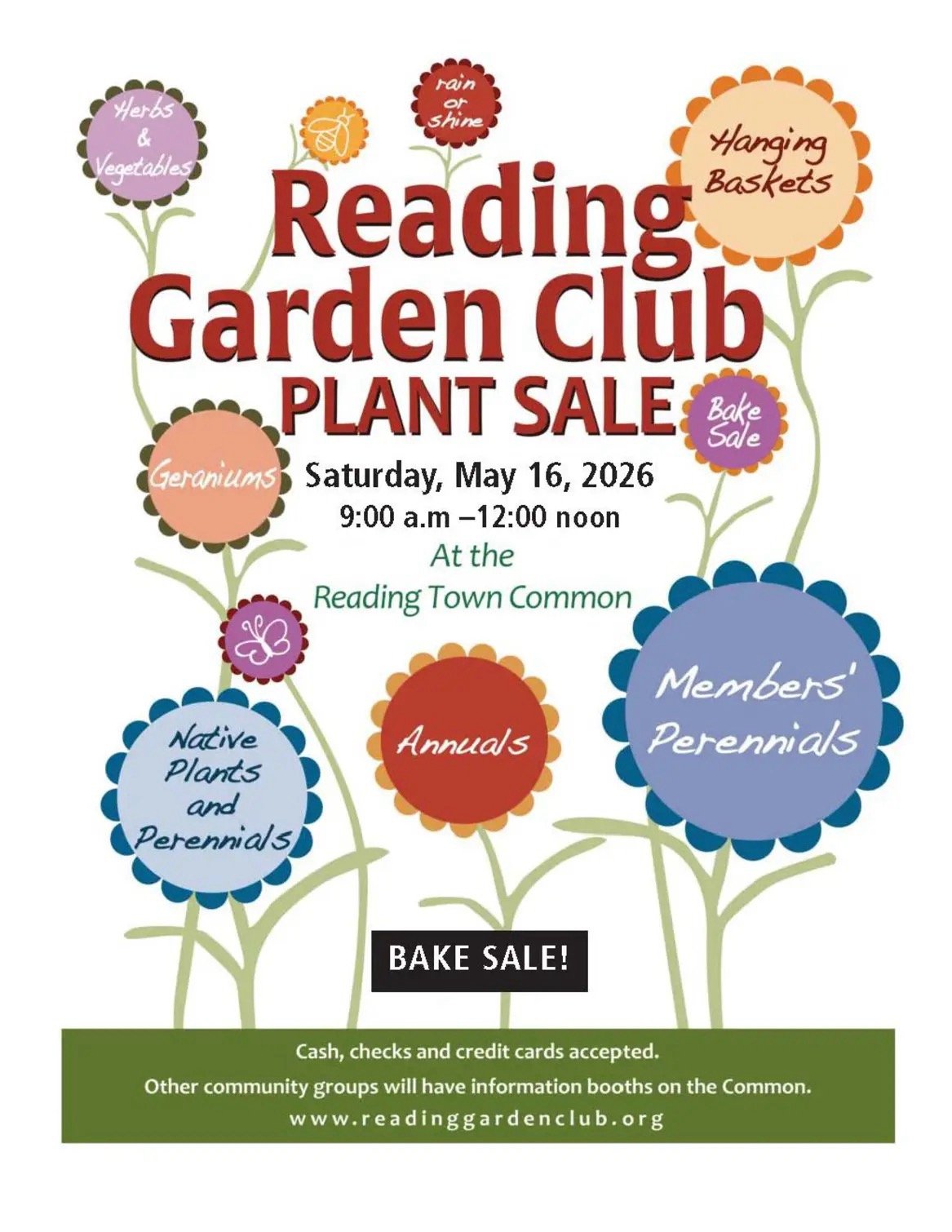 Reading Garden Club Plant Sale