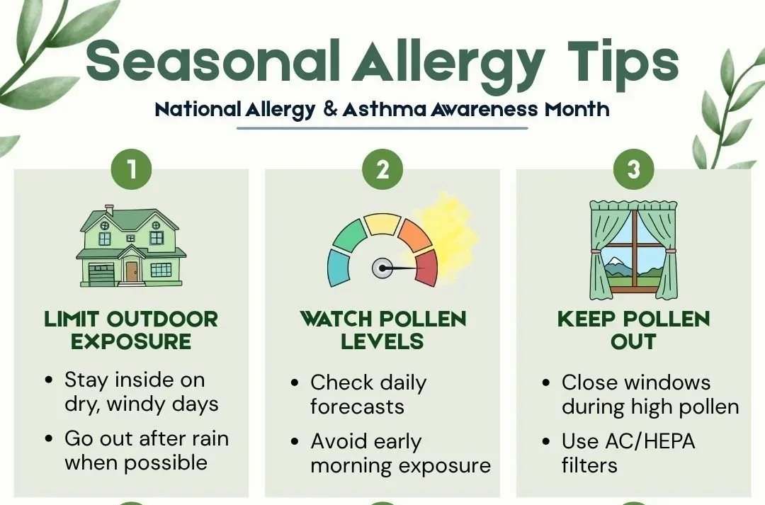 Seasonal allergy tips: small changes can bring big relief