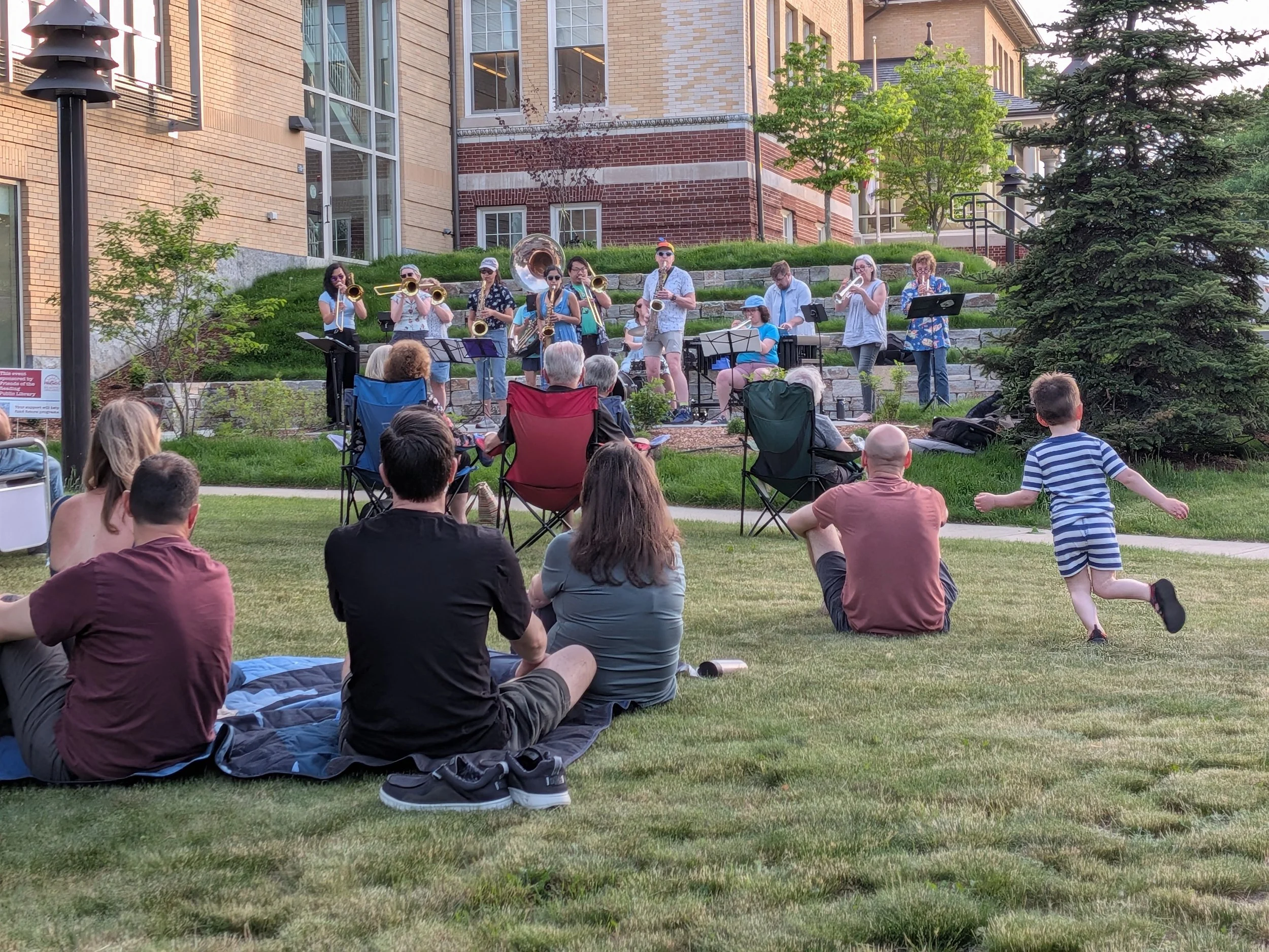 All are welcome to celebrate the opening of the Library Terrace on Thursday, June 4 at 7 pm