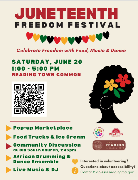 Check out Reading’s Juneteenth Festival program for Saturday, June 20