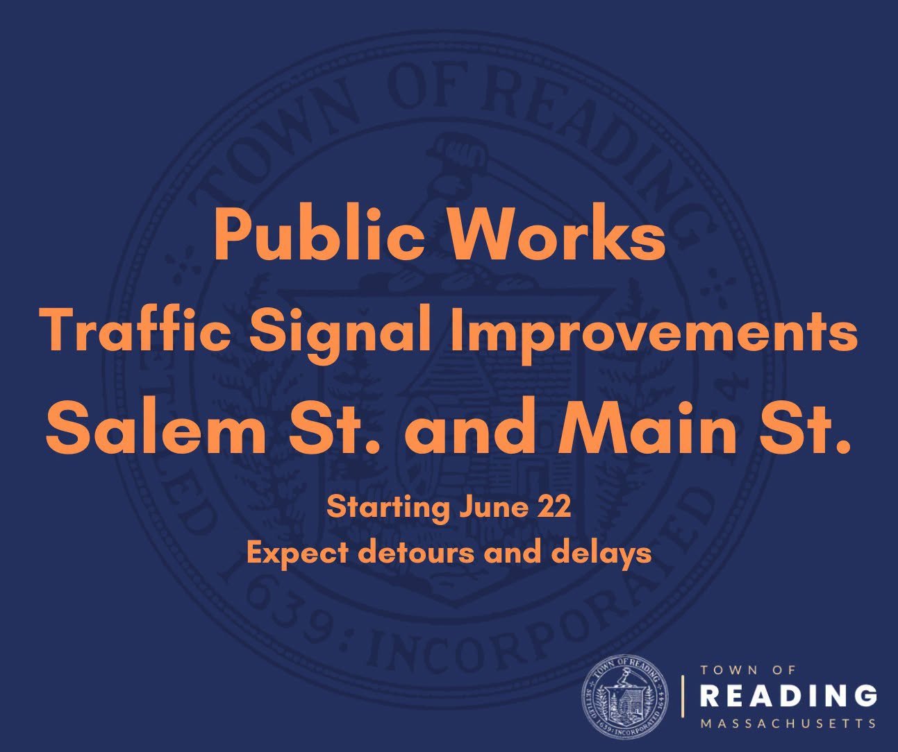 Construction to begin at Main and Salem Street intersection June 22