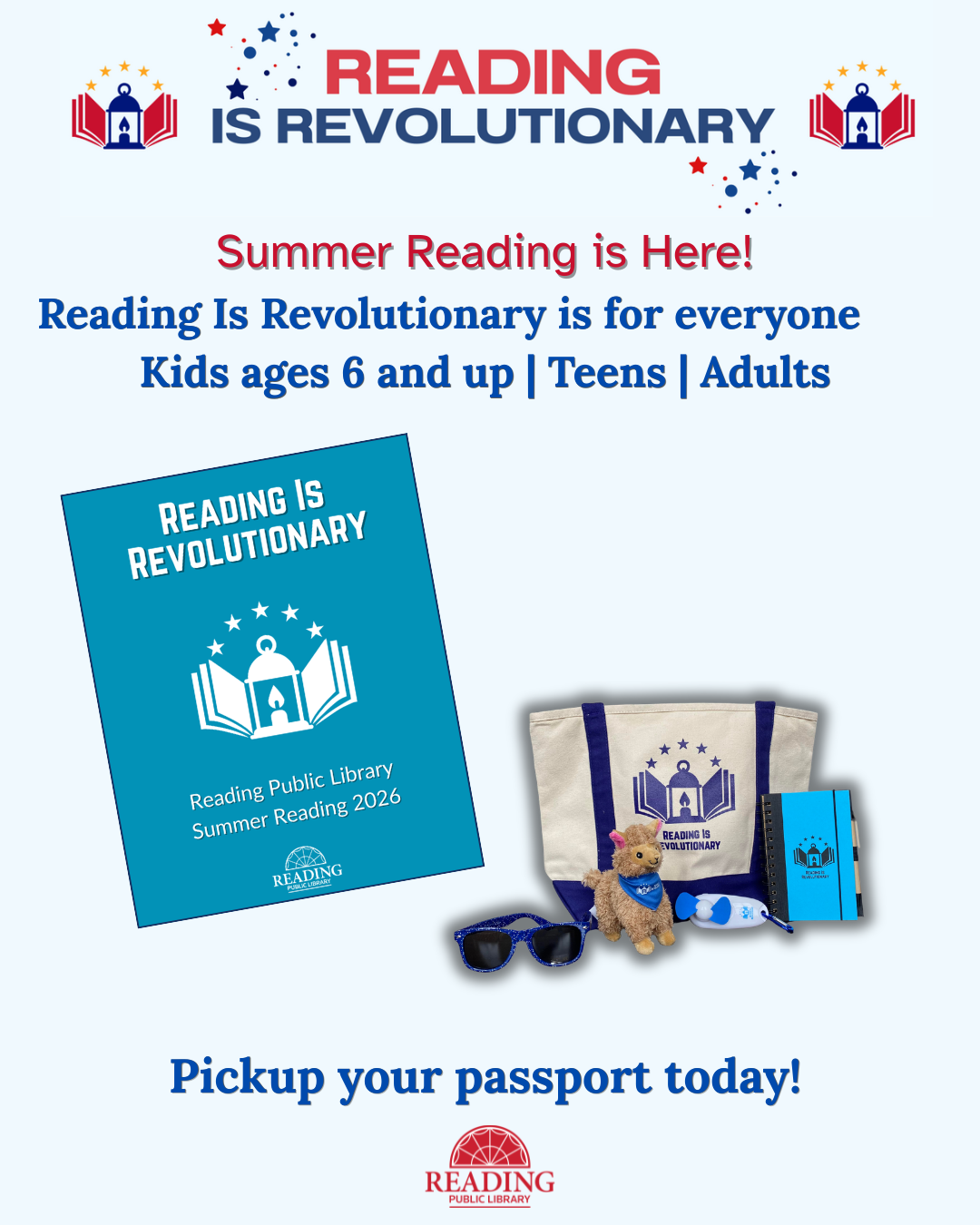 Summer is for Reading and Writing with the Reading Public Library