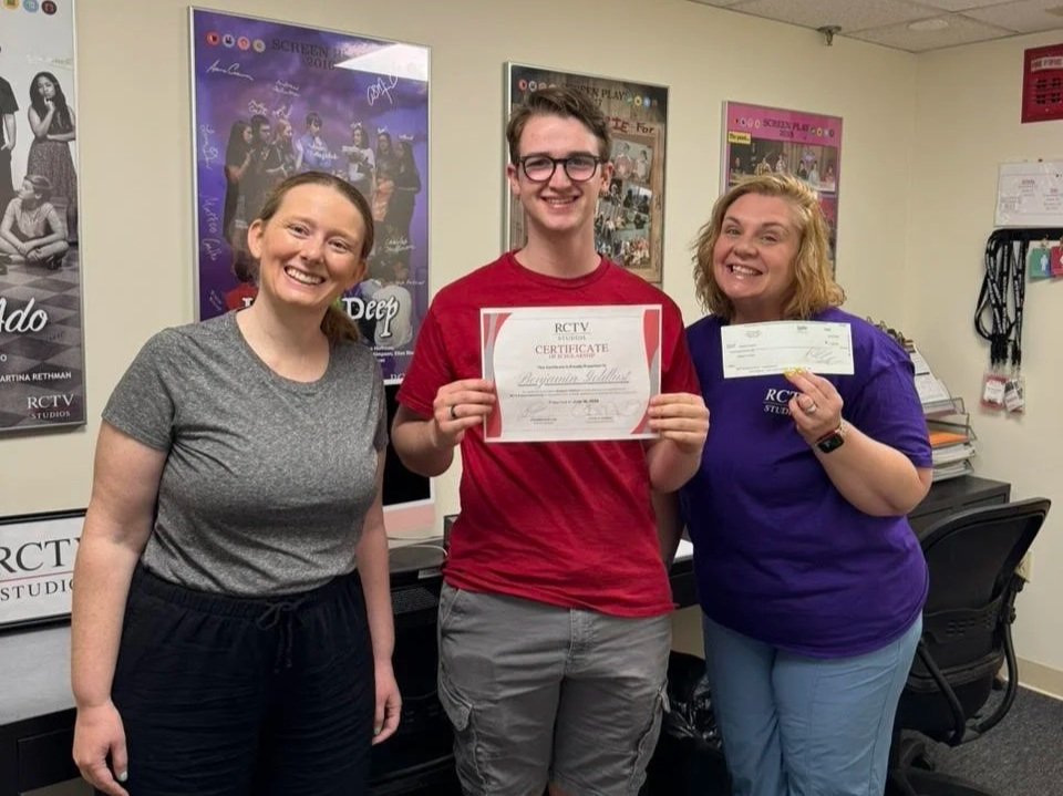 RCTV Awards Annual Scholarship to Outstanding Student Intern, Ben Goldlust