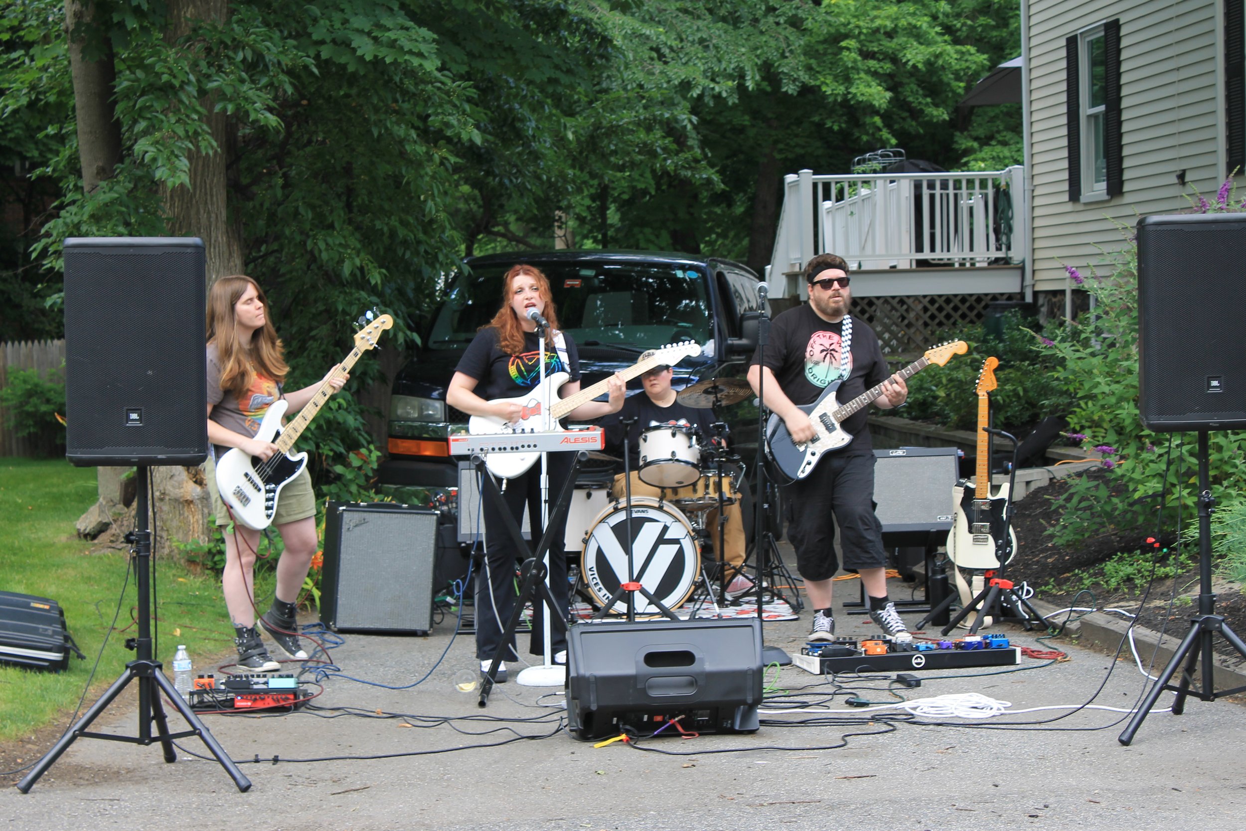 Vices Inc. performed their set in the driveway at 10 Morgan Park.