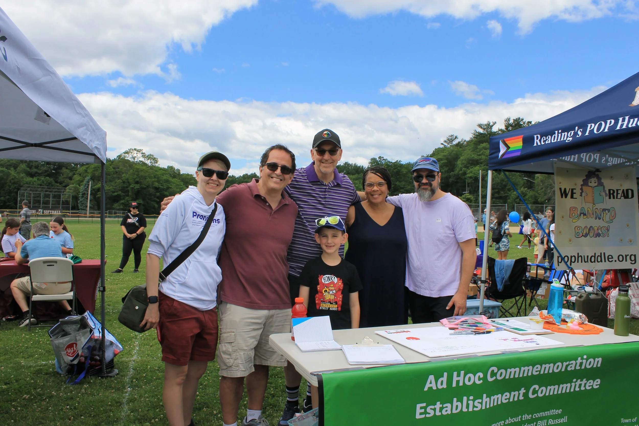Members of the Ad Hoc Commemoration Establishment (ACE) Committee to honor Bill Russell's legacy.