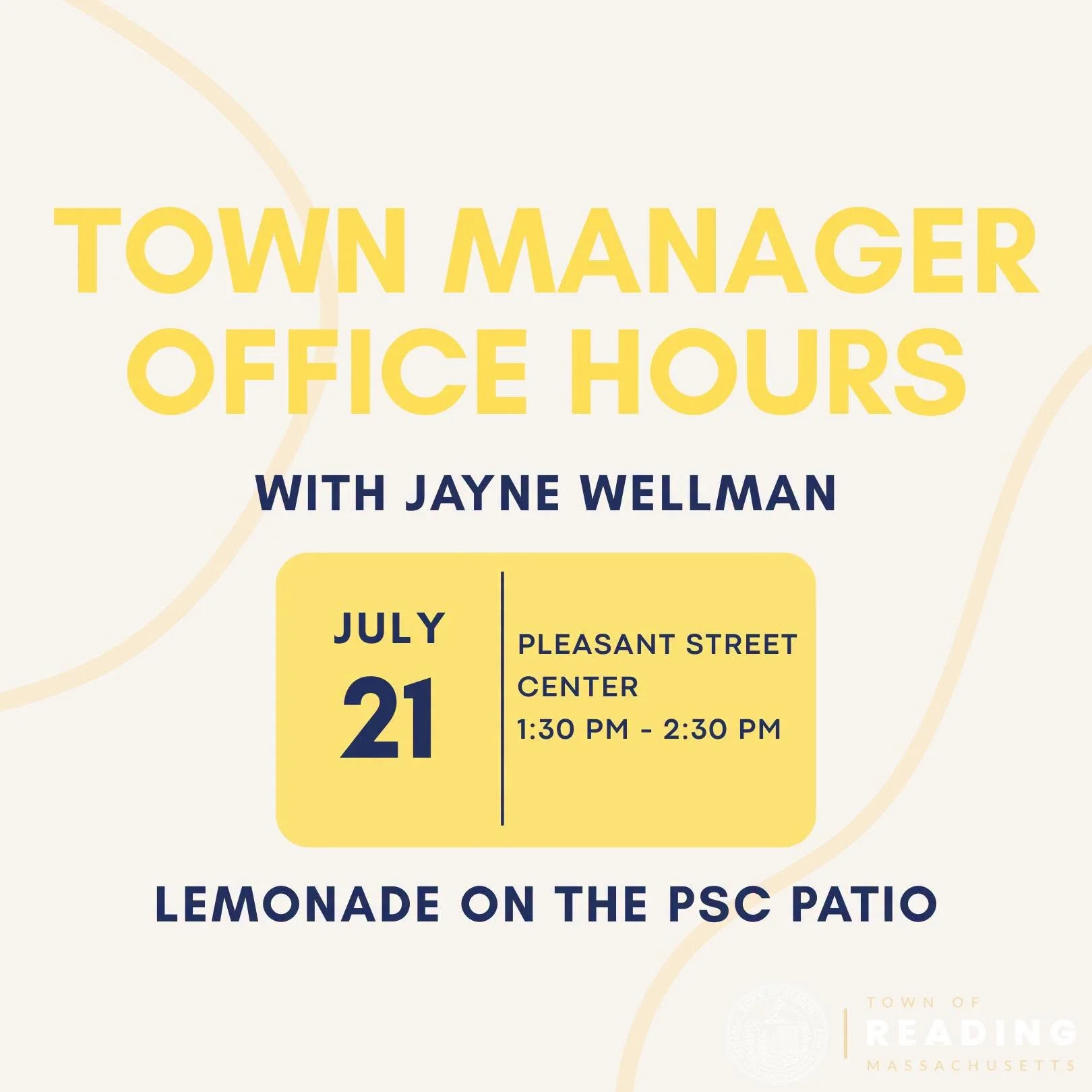 Office Hours with the Town Manager