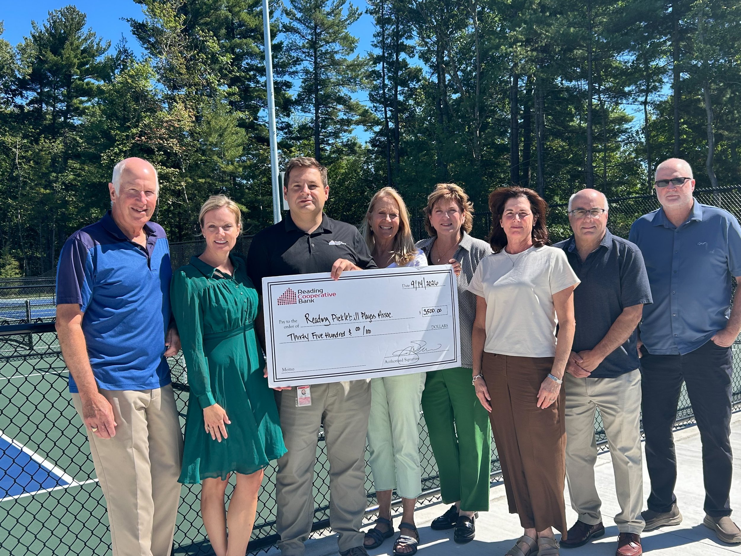 Reading Cooperative Charitable Foundation Makes Donation to Reading Pickleball Players Association