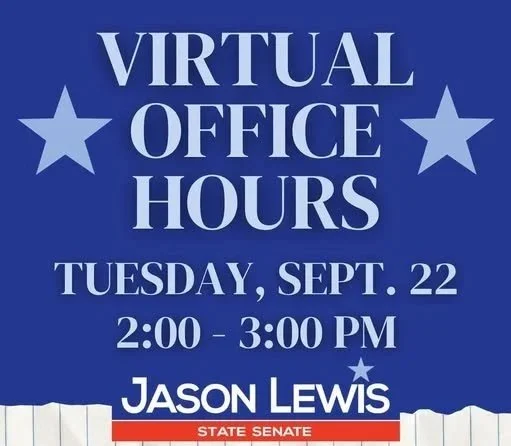 Virtual Office Hours with Senator Jason Lewis
