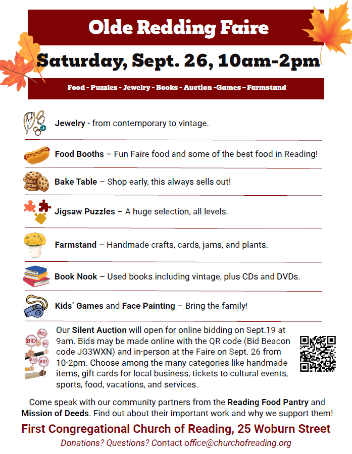 Olde Redding Faire – Our 70th Year!
