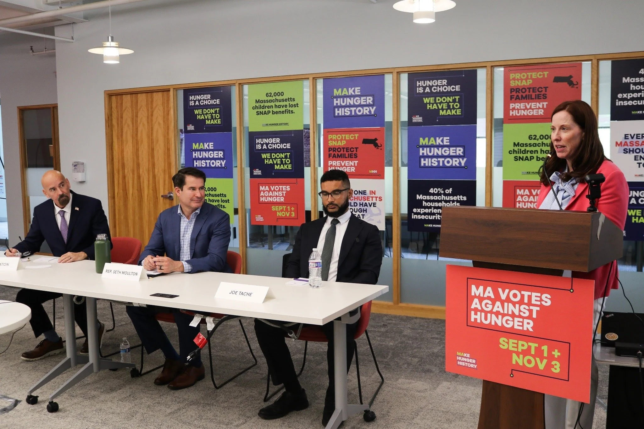 Senate Candidates Seth Moulton, Joe Tache and John Deaton Join Project Bread Forum on Hunger and Federal SNAP Cuts