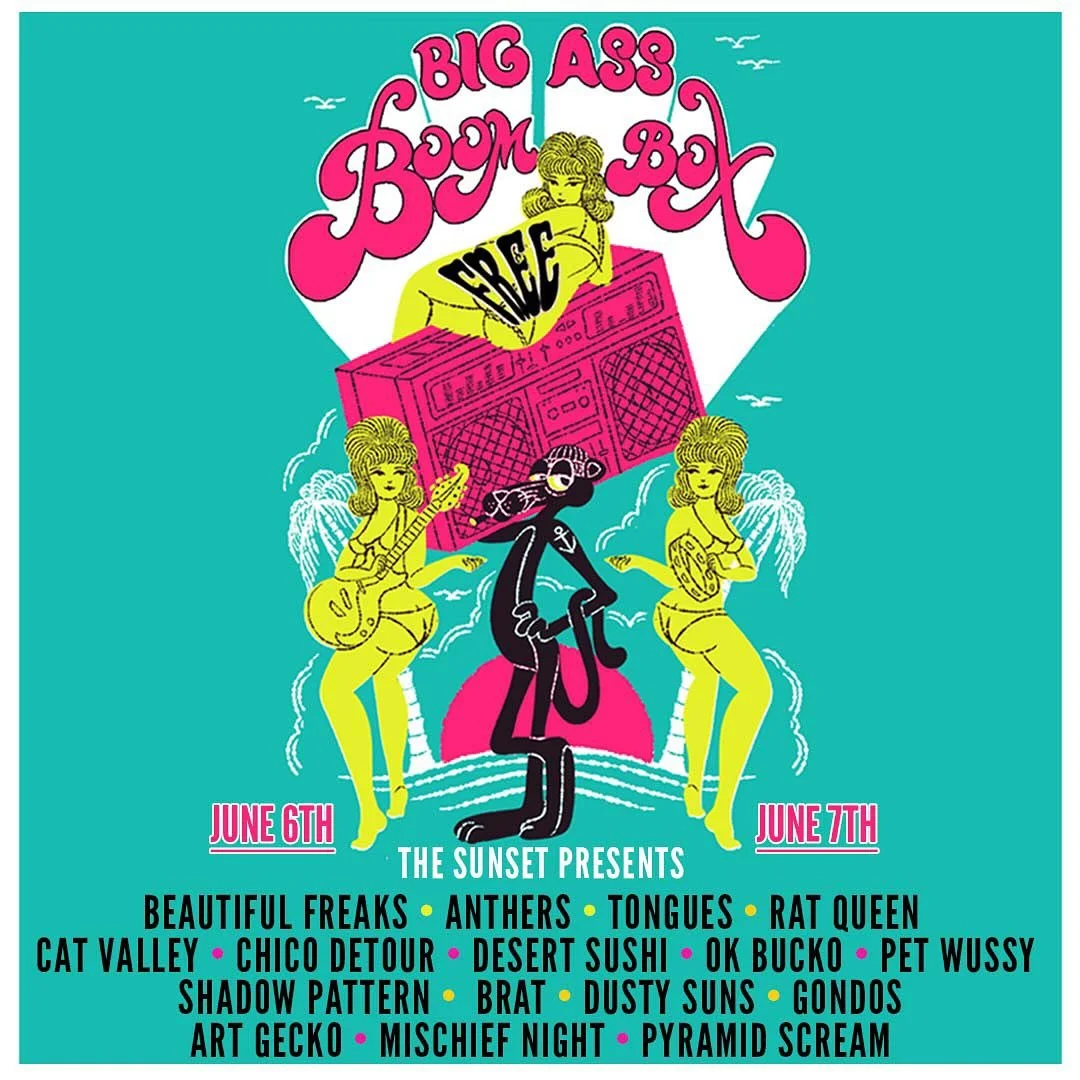 @gondosband rolls into Seattle, this Friday, June 6 at @thesunsettavern as part of @bigassboomboxseattle. Two-stage madness starting at 7pm. Oh, and the best part?? It&rsquo;s FREE! So show up early to make sure you&rsquo;re in because this will hit 