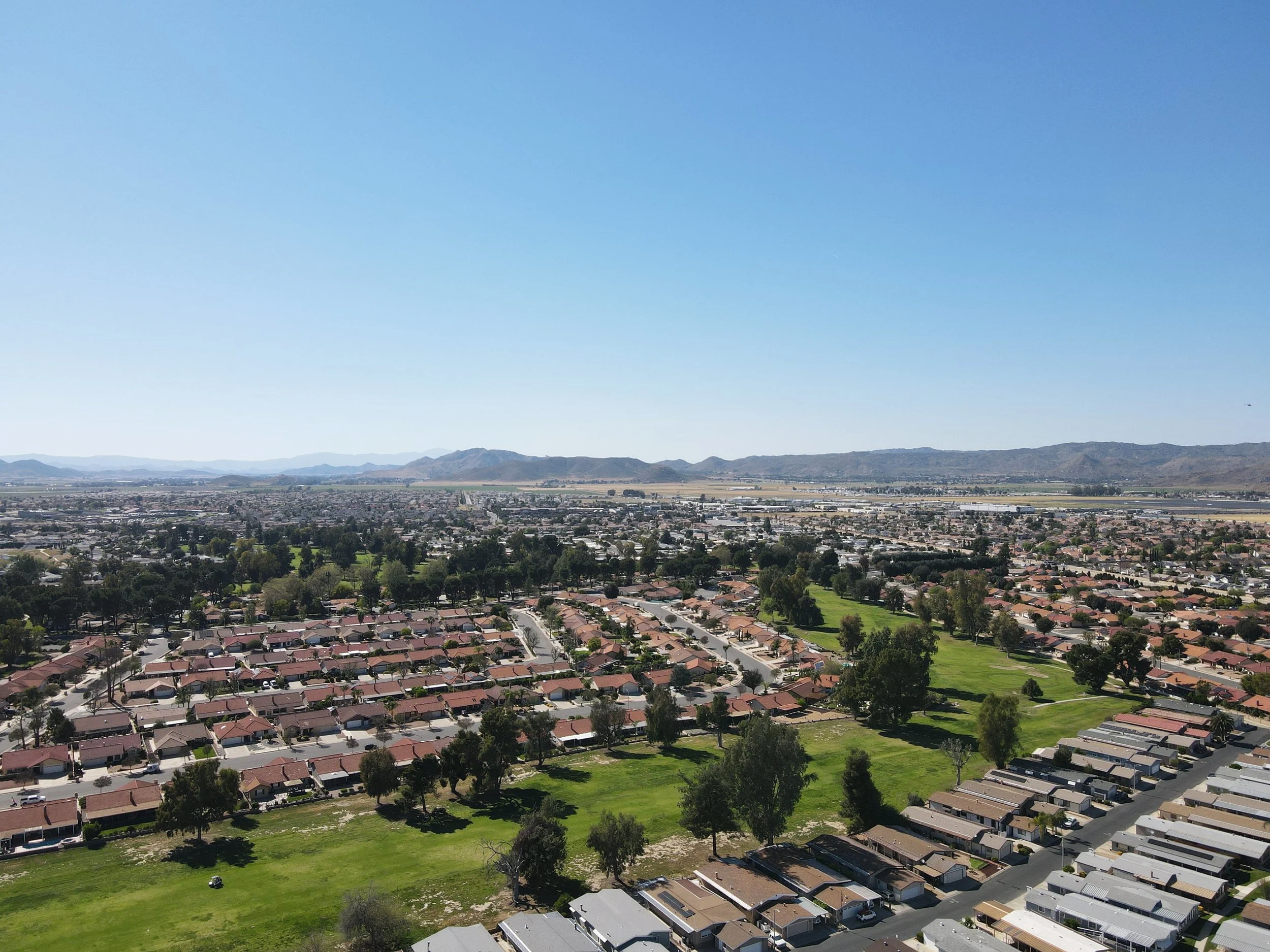 Seven Hills Golf Club 9th hole from aerial view
