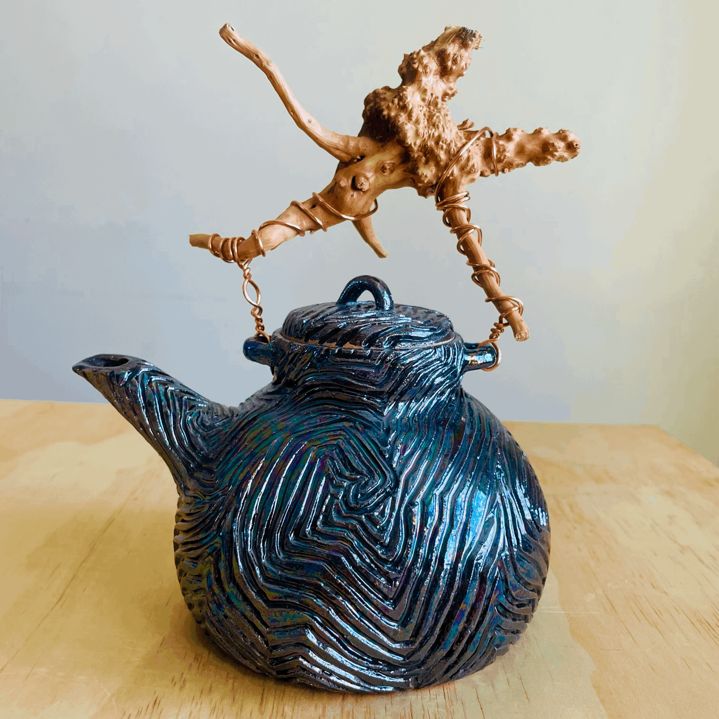 Abalone Teapot