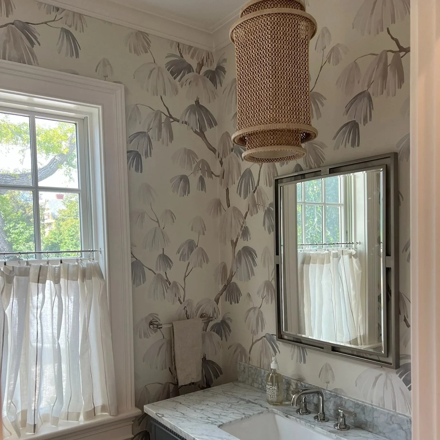 Peaceful Powder Room