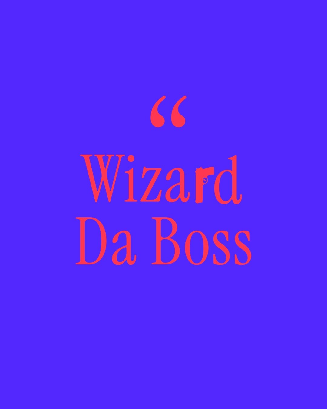 A two-year-old mangles the name of the classic film that would inspire our next Curiouser gathering.

Or is she conjuring a far more interesting version&mdash;one where Tony Soprano plays the antagonist to our beloved Dorothy?

Just when we think the