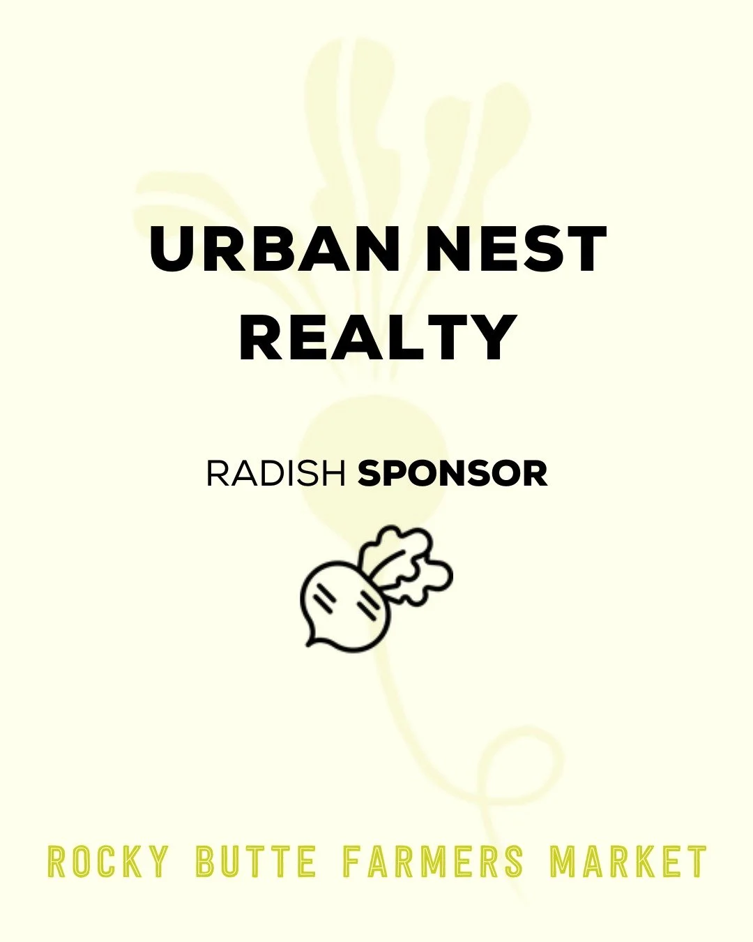 Thank you to Urban Nest Realty for sponsoring our market for the third year in a row!

Part of the Roseway neighborhood, Urban Nest Realty is a home-grown brokerage, created for agents seeking a place where their talents can shine. As a hub for metro