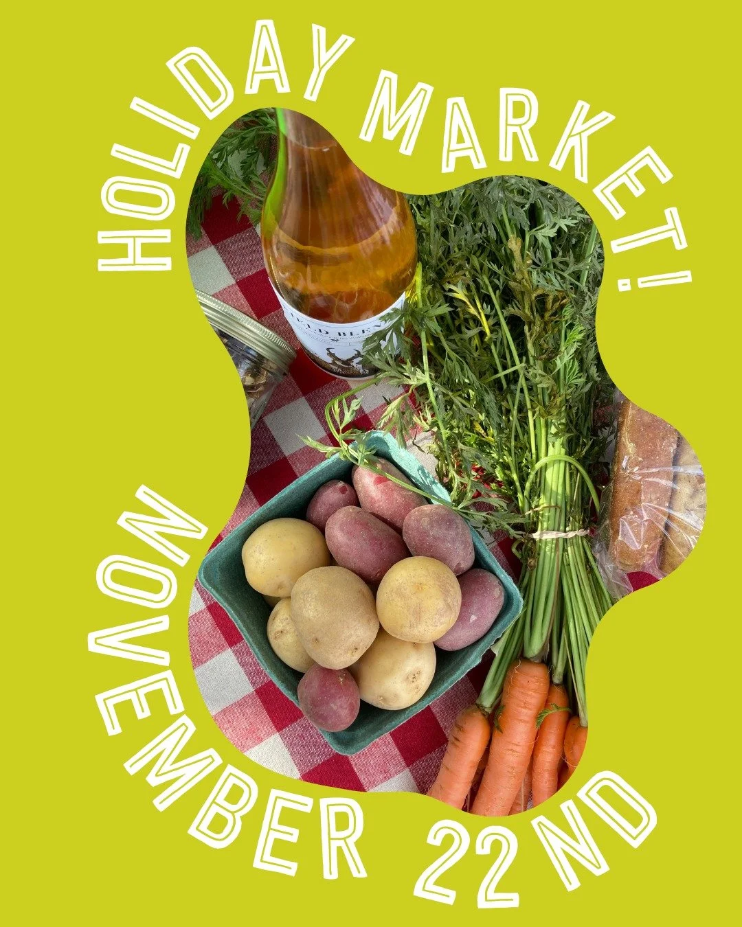 VENDOR LIST FOR TOMORROW!

Buckle up, it's going to be a good one (so good, it barely all fits on one page!) Produce, mushrooms, meat, fish, jams, baked goods, wine, coffee, home goods, handmade goods, spices, honey, flowers, you name it!!

Don't mis