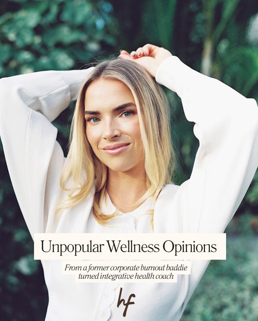 Inspired by wellness propaganda I&rsquo;m no longer falling for&hellip;
Because there is so.much.noise. out there (&amp; nonsense?!)

Wellness is incredibly bio-individual. But after immersing myself in the world of health coaching, some patterns sho