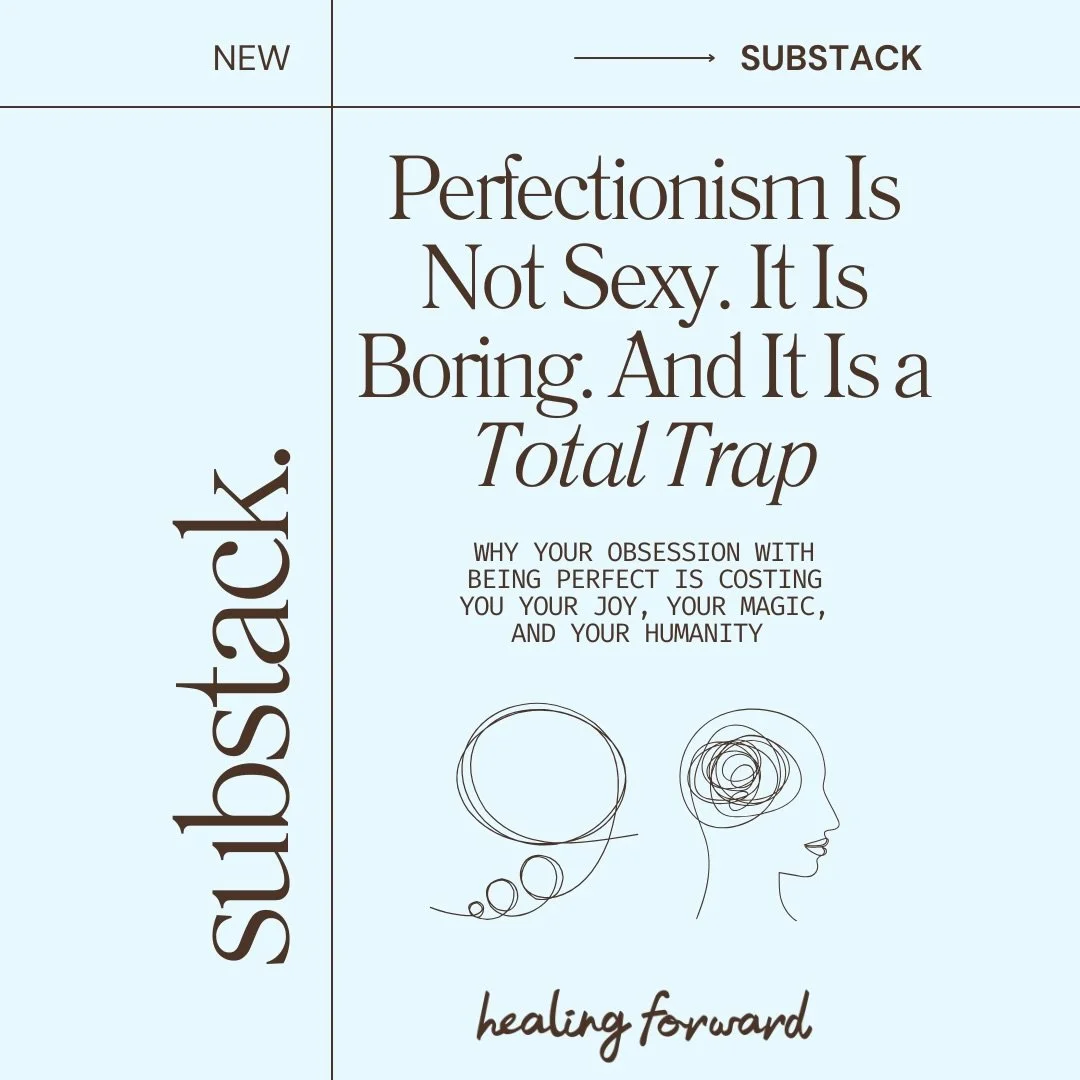 NEW on Substack ✍️

Perfectionism Is Not Sexy. It Is Boring. And It Is A Total Trap. 🧠🫠

I have a confession. I had this sitting in my drafts for almost two months. I kept tweaking one more sentence, moving one more paragraph, adding one more refer