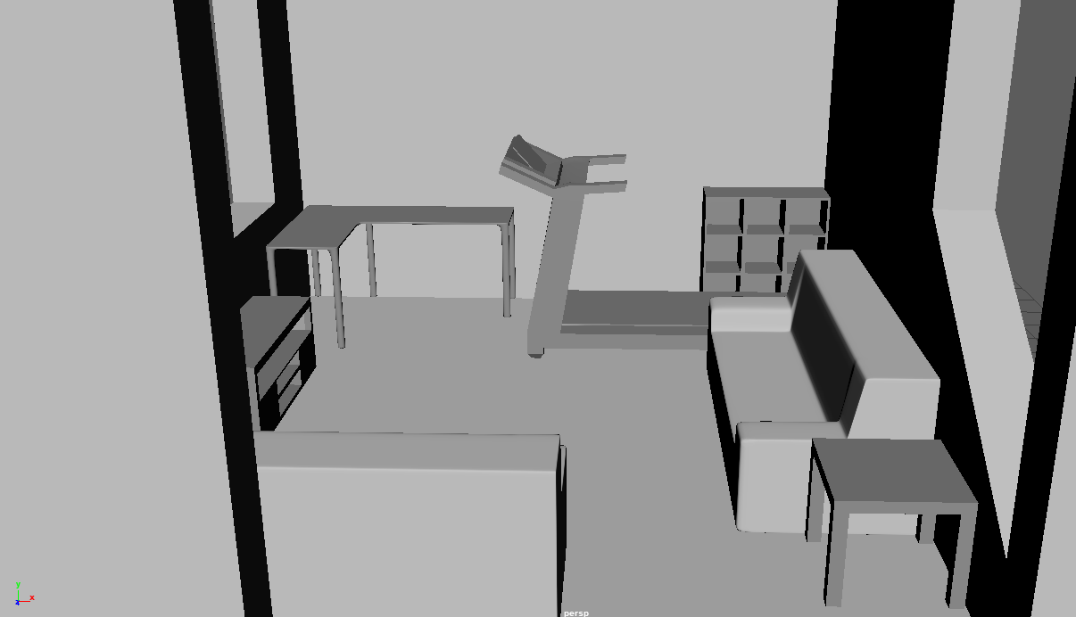 Front Room Original - Autodesk Maya, 2025