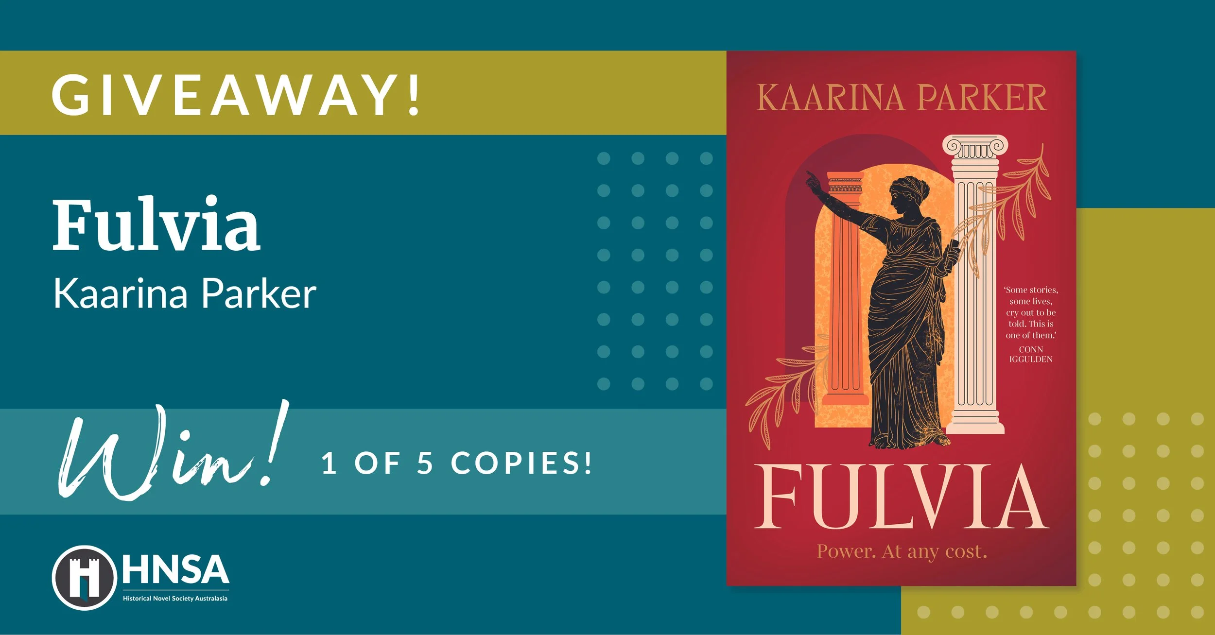 Giveaway - Fulvia by Kaarina Parker