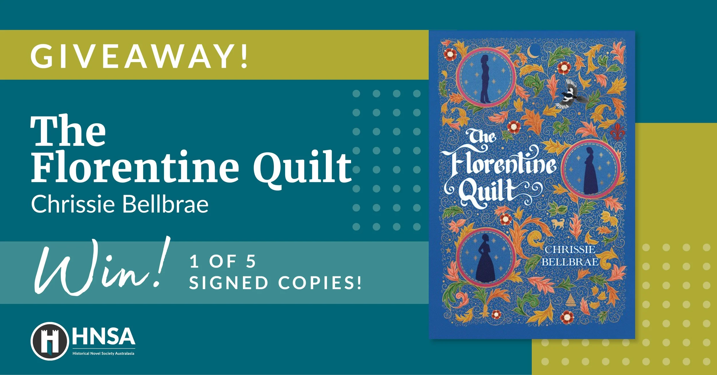Giveaway - The Florentine Quilt by Chrissie Bellbrae