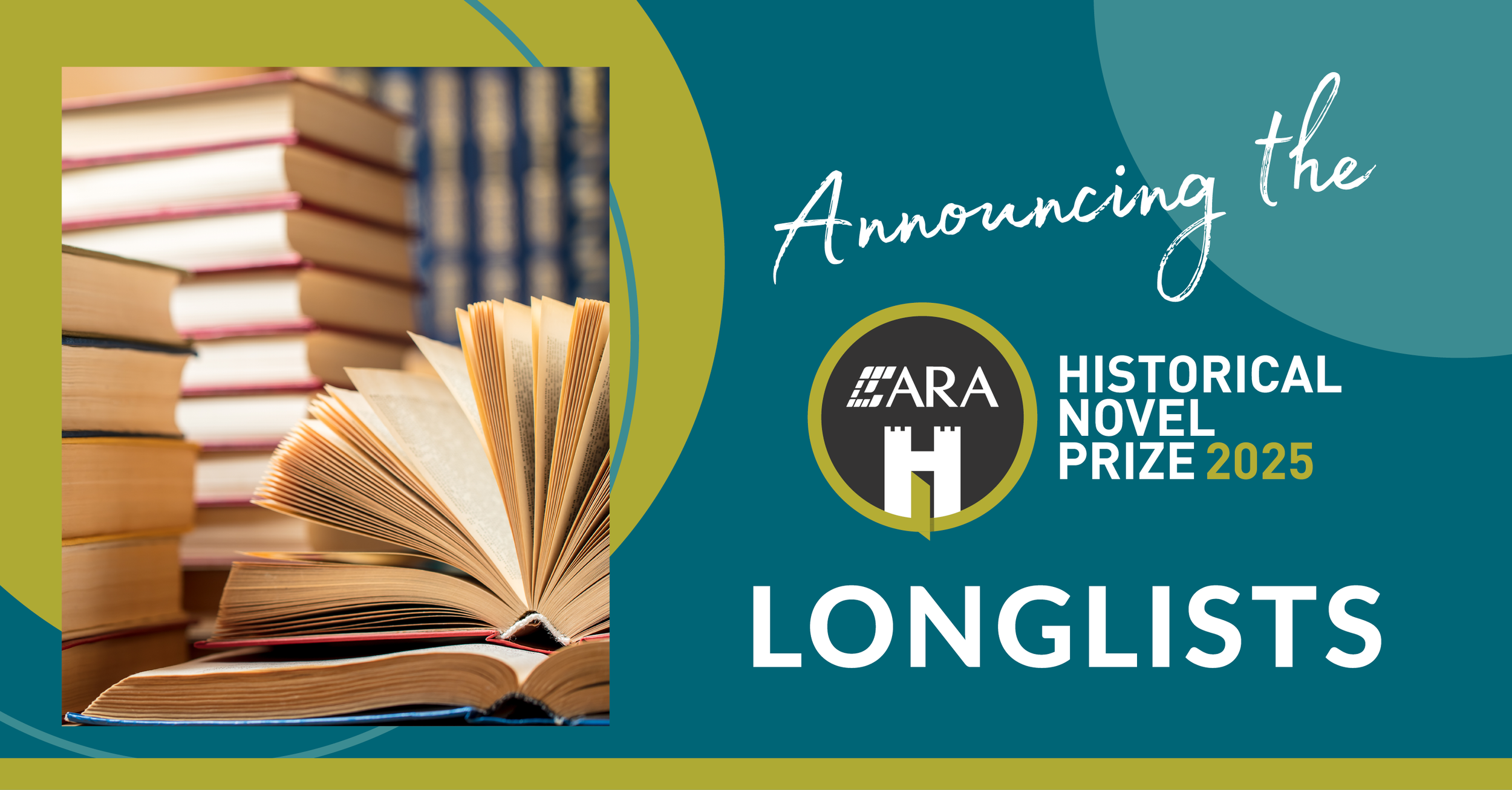Announcing the Longlists for the 2025 ARA Historical Novel Prize