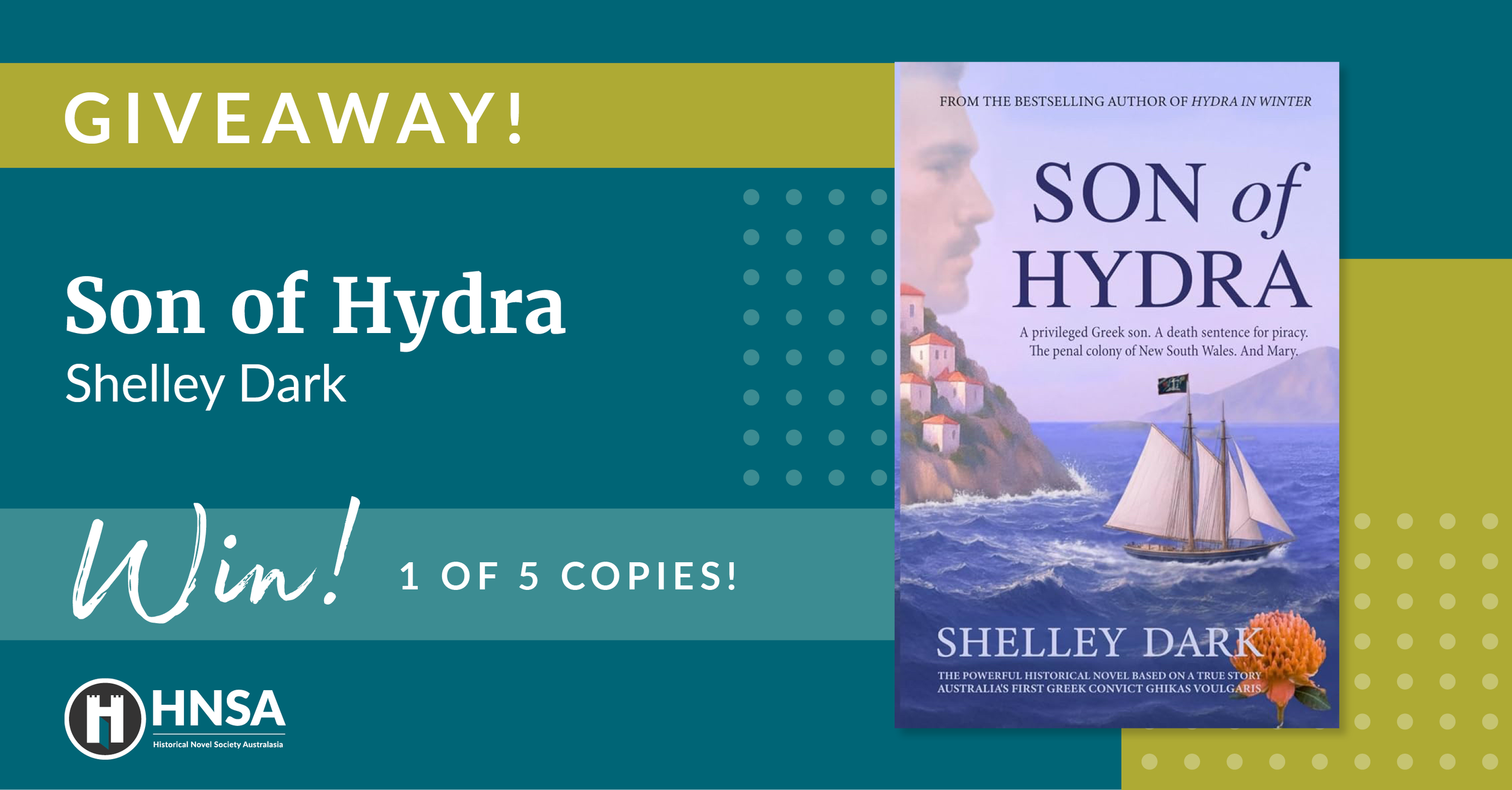 Giveaway - Son of Hydra by Shelley Dark