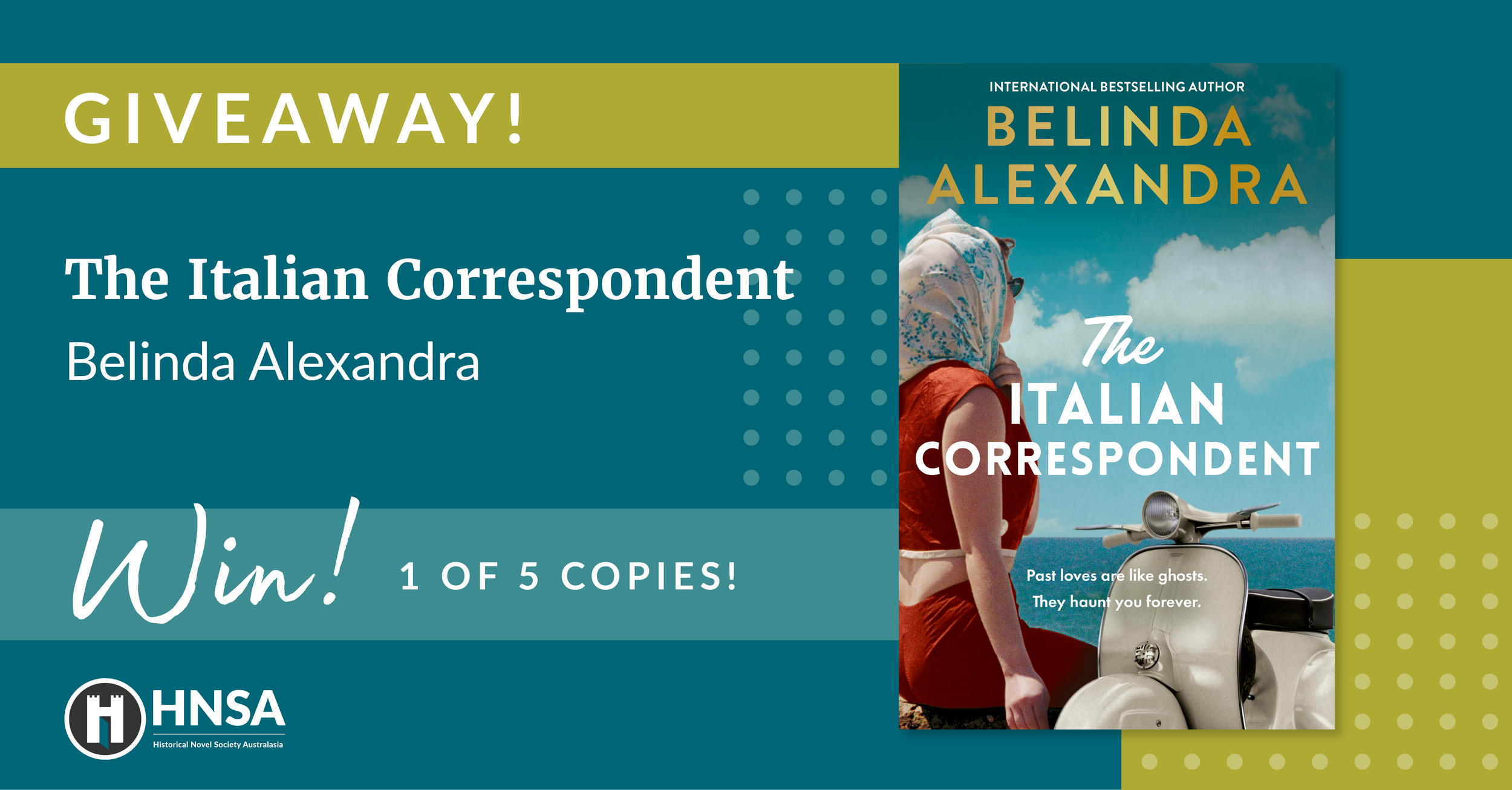 Giveaway - The Italian Correspondent by Belinda Alexandra