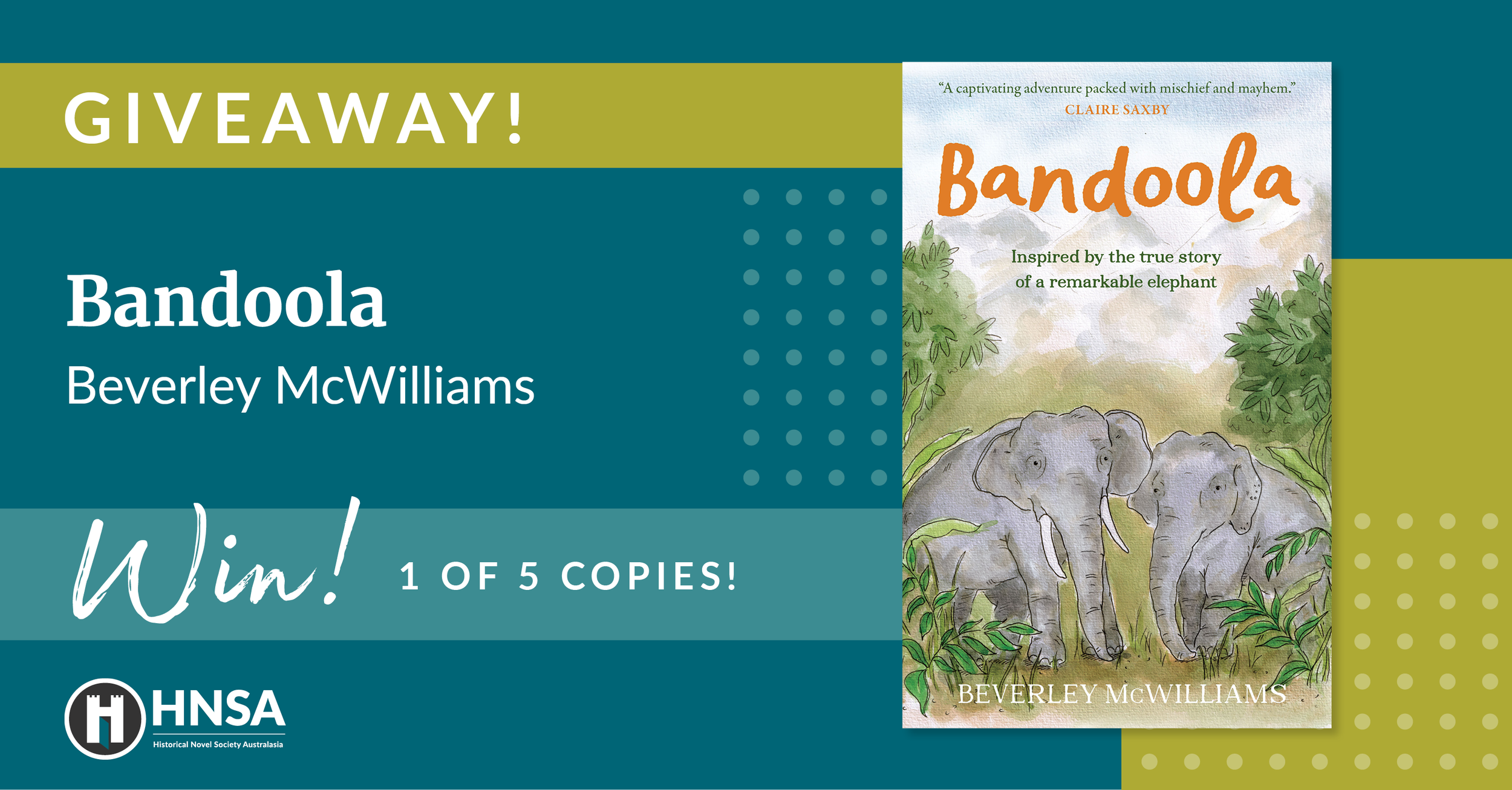 Giveaway - Bandoola by Beverley McWilliams