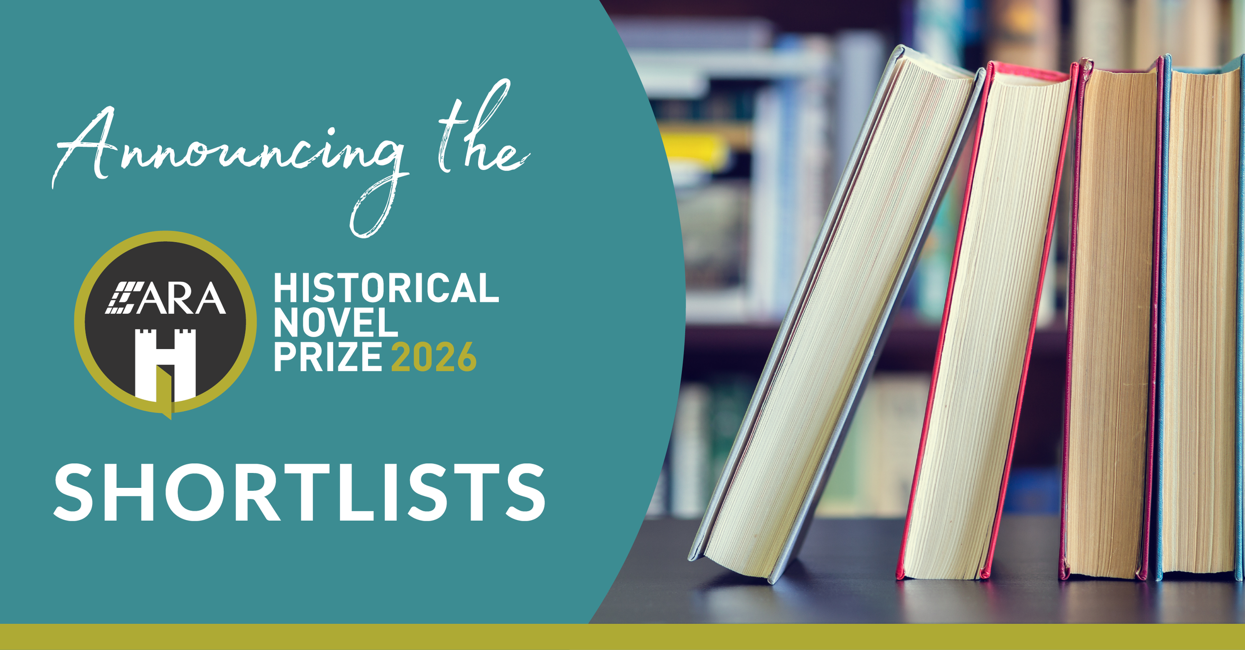 2026 ARA Historical Novel Prize - shortlists announced