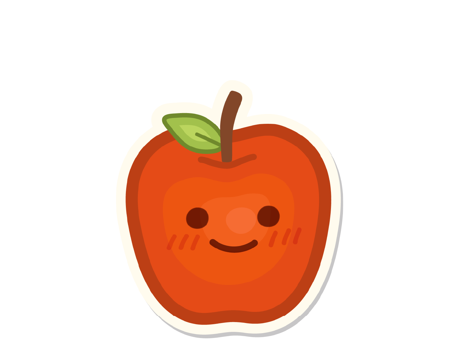 Geometric drawing of an outline square with sections divided by vertical, horizontal, and half circle lines.