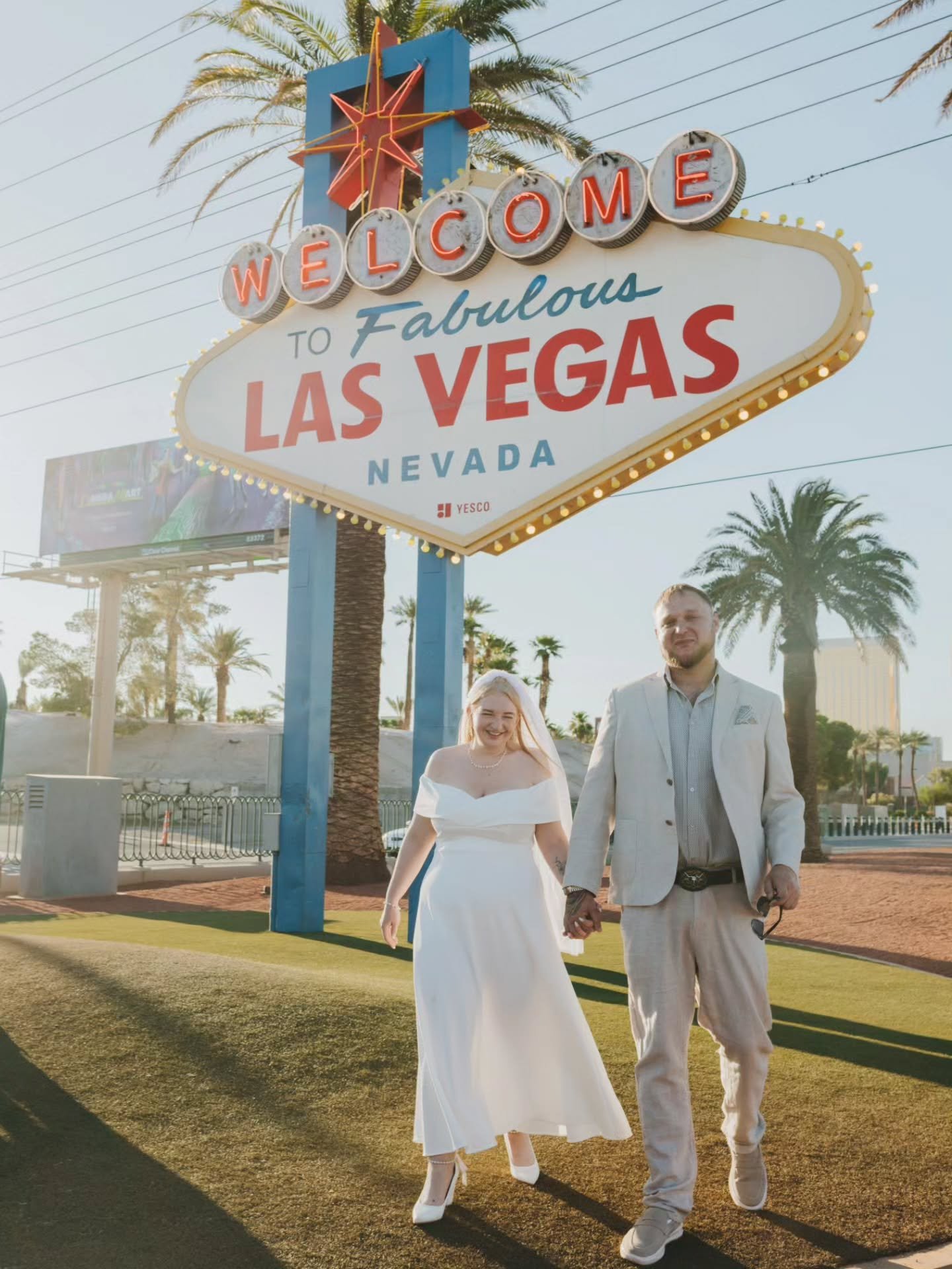 This weekend was a blast! Doing a vegas elopement shoot with this lovely couple has been an adventure. I even did a filmy vintage feel to some of the photos to create nostalgia! Of course, we had to visit the fabulous Vegas sign before we headed to t