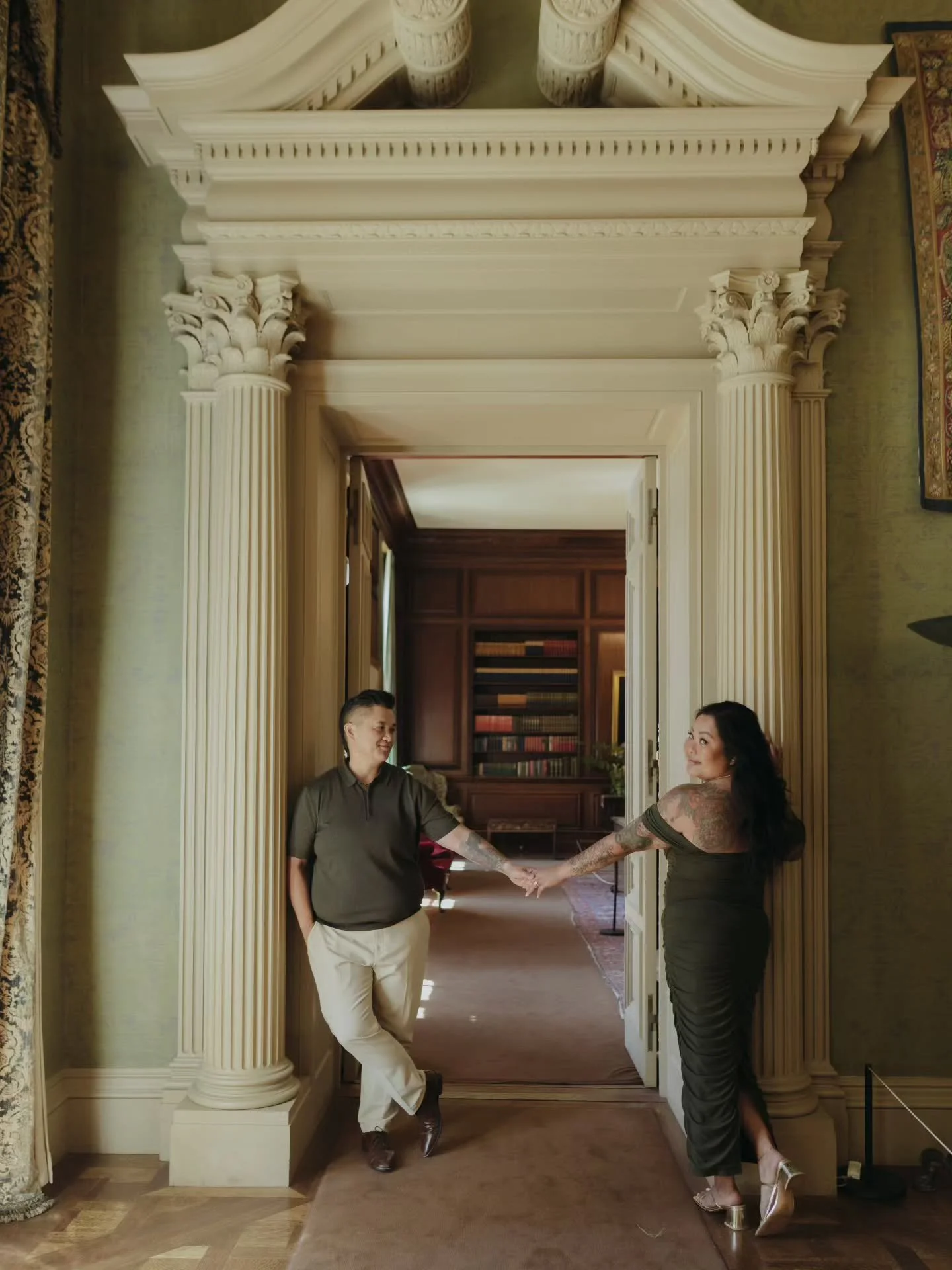 This lovely couple found me on reddit! Never would have thought that would be a thing but thank you whoever recommended me there online! We finally met during my road trip to Canada and as I was coming back, we went to Filoli estate. It was my second