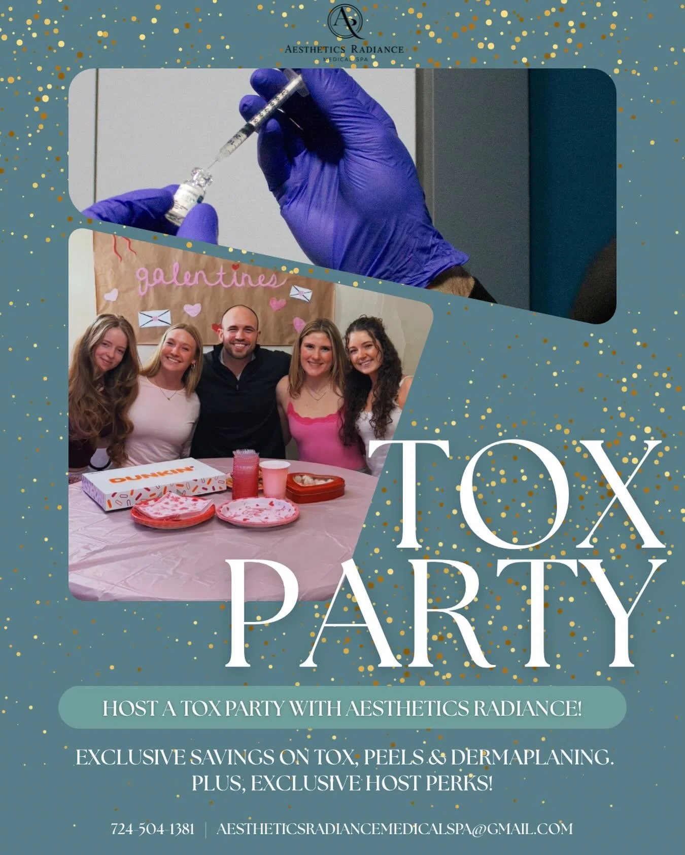 Where refined aesthetics meet meaningful moments.
These lovely ladies hosted a private Galentine&rsquo;s Tox Party with Aesthetics Radiance Medical Spa&mdash;celebrating friendship, confidence, and expertly delivered results in a beautifully curated 