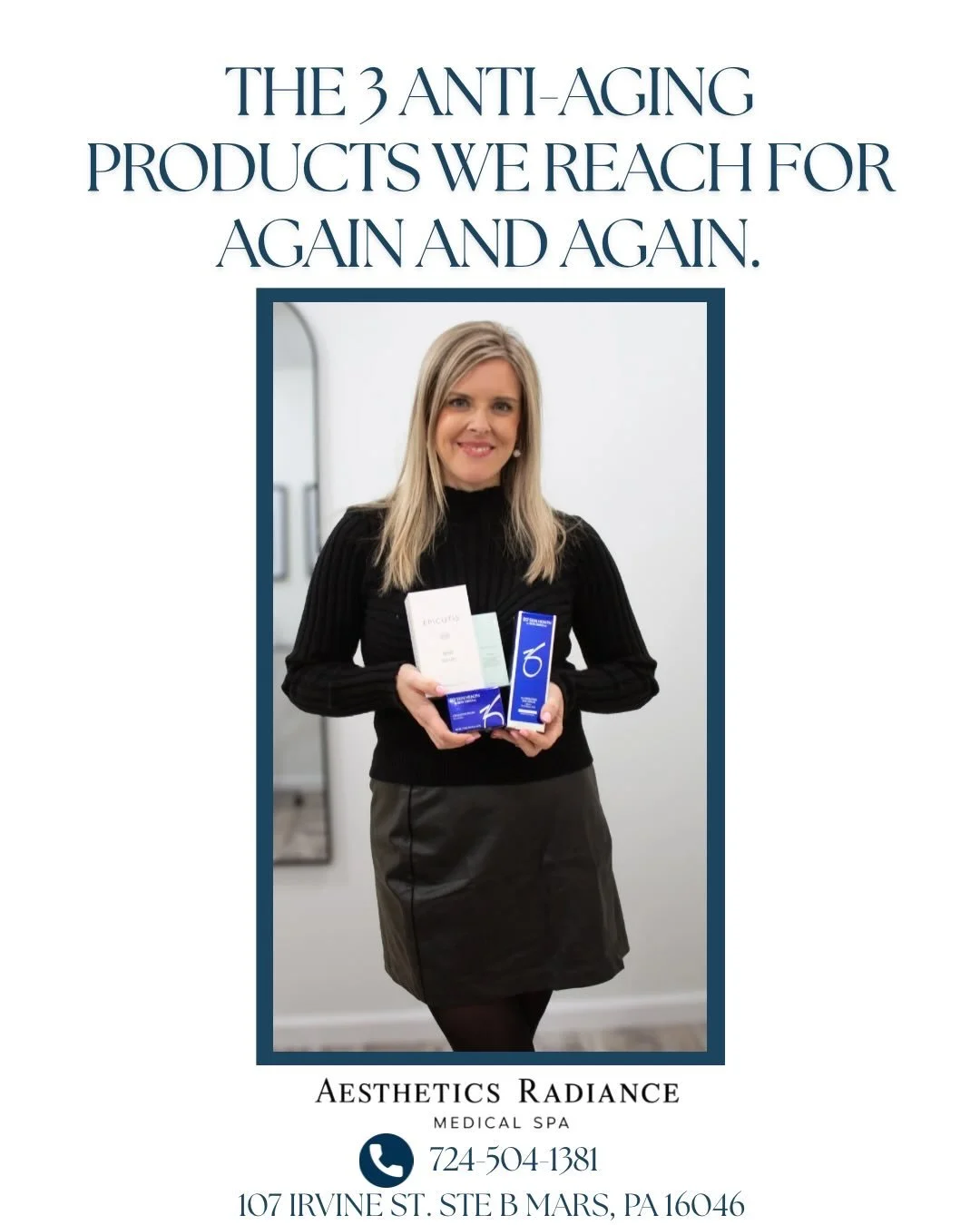 ✨ If we could only recommend three products for aging skin, these would be them.

These are the medical-grade formulas we reach for again and again for healthier, firmer, more radiant-looking skin:

💎 ZO Growth Factor Serum &mdash; helps support ski