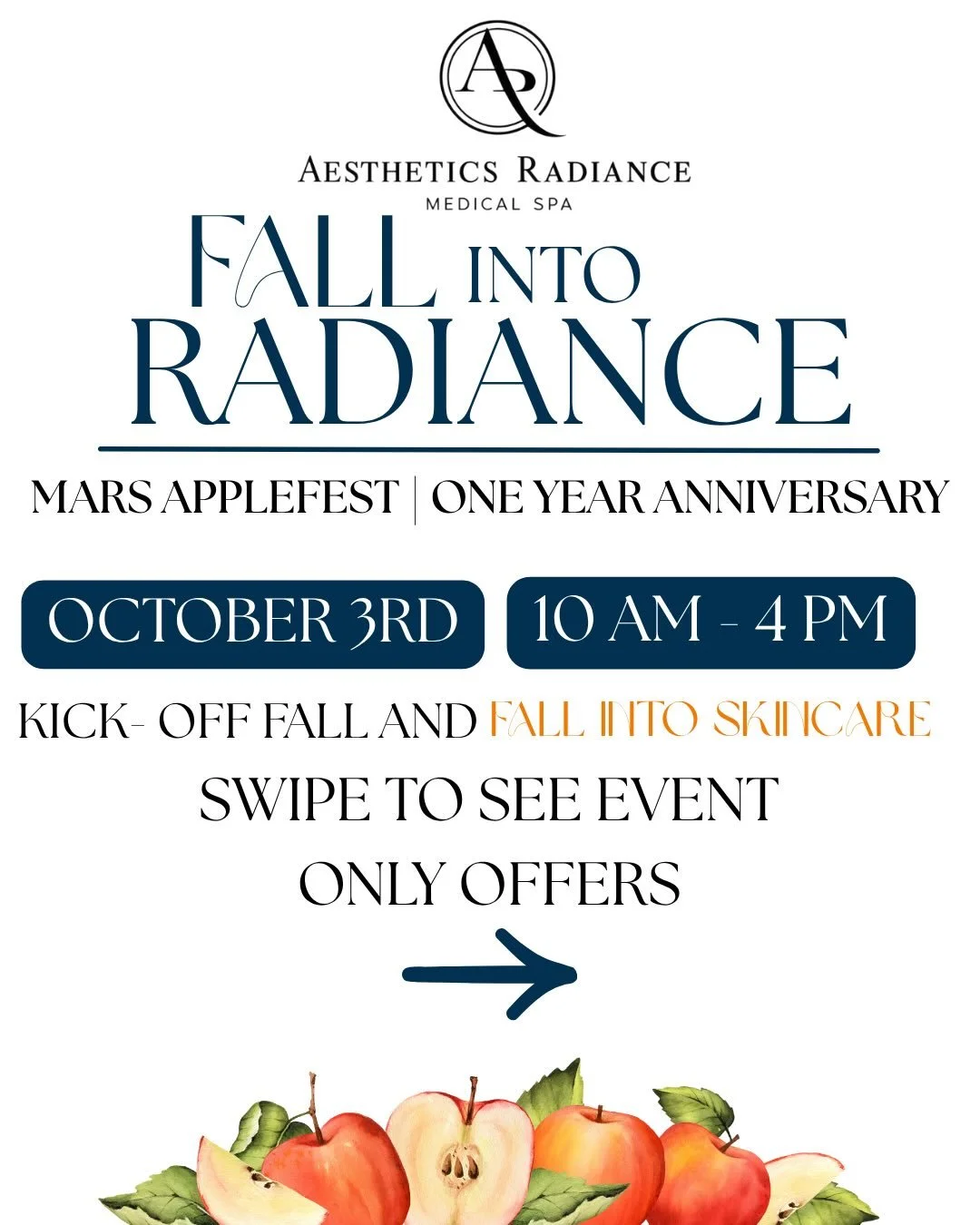🍎 ONE WEEK AWAY! 🍎

The countdown is officially on! In just one week, we&rsquo;ll be celebrating our 1-Year Anniversary during the Mars Applefest, and we can&rsquo;t wait to welcome both familiar faces and new ones through our doors.

Join us on Oc