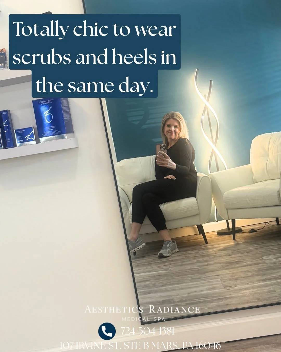 This trend made me laugh because it looks so polished from the outside.
Wife. 
Mom.
Physician Assistant.
Business owner.

Totally chic.

But the reality?

It&rsquo;s early mornings, late nights, answering emails after bedtime, and doing my best to be