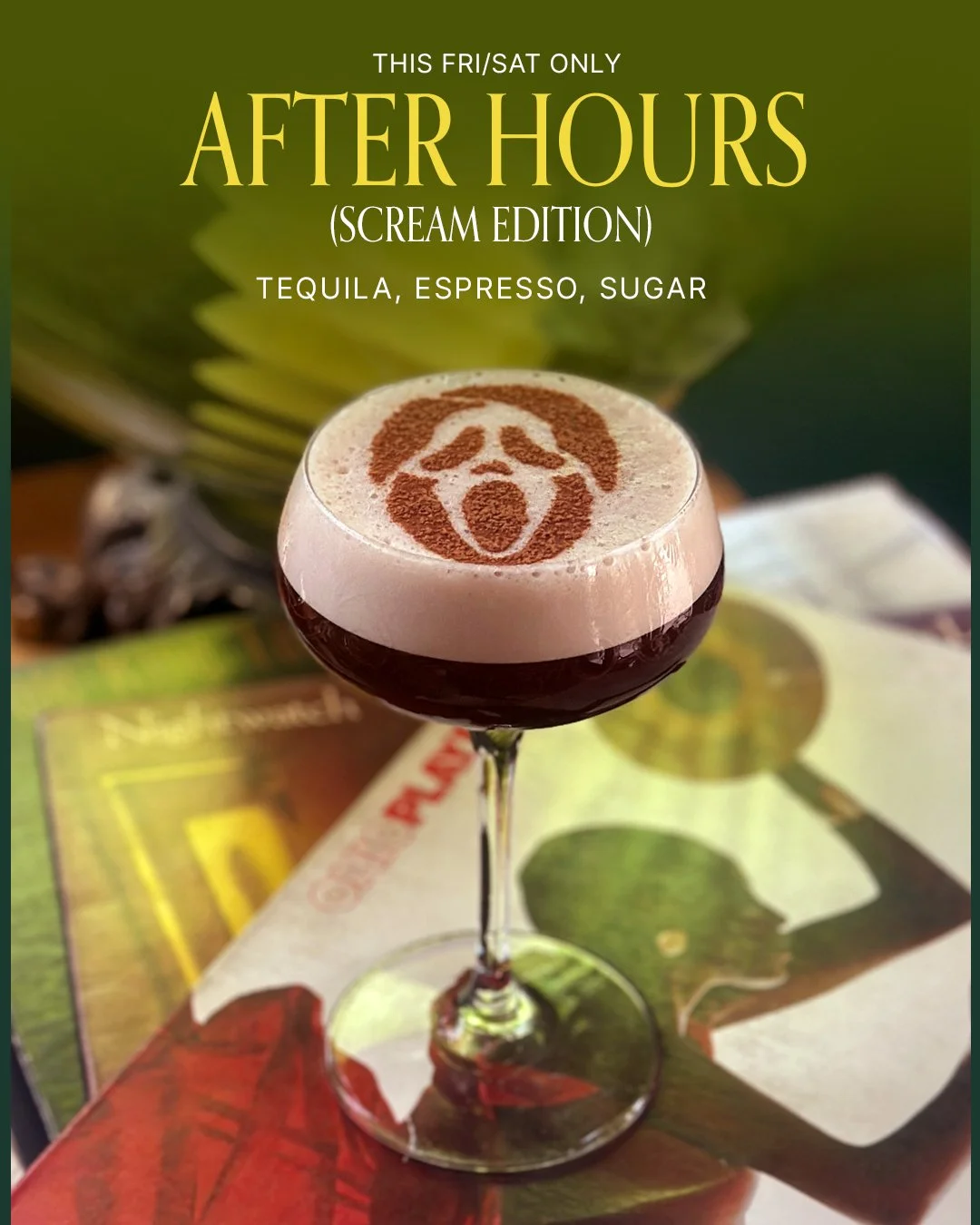 In collaboration with @pacsun and @thefridacinema we're offering a limited edition version of our After Hours cocktail only available today and tomorrow! Come celebrate spooky season and Happy Hour in style with us and @rickrocktho on deck both night