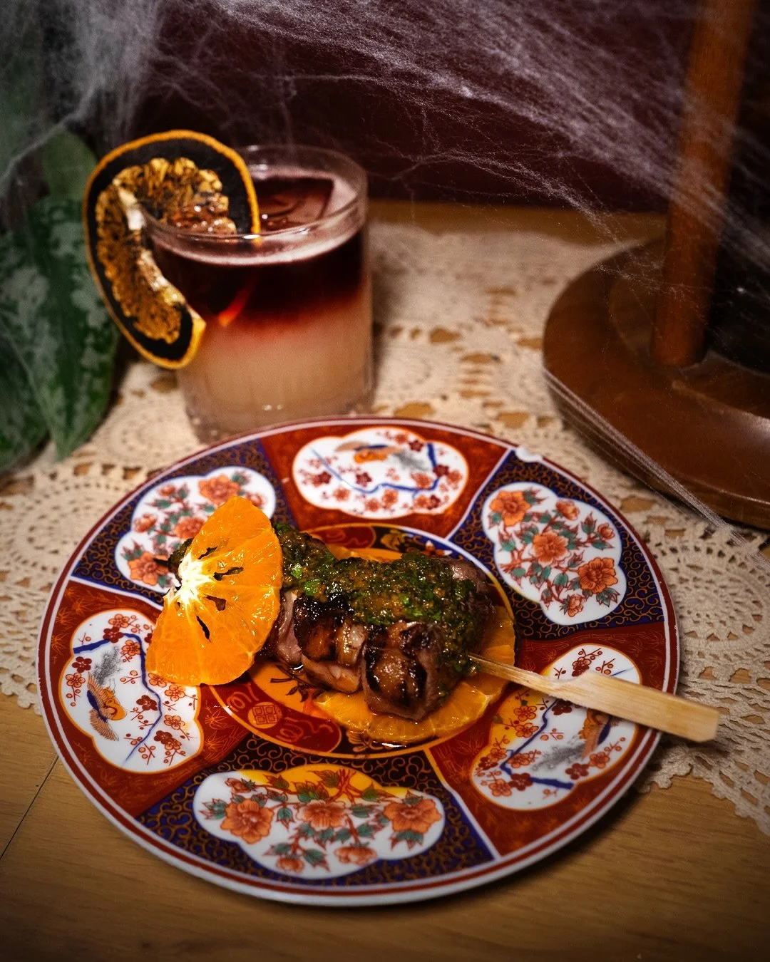 The Feast of the Lamb ritual ends tonight and then these offerings return to the depths forever. 

🩸 Bloodmoon Sour &ndash; gin, grapefruit, lemon, wine float
🔥 Lamb Loin Skewer &ndash; chermoula, murcott tangerine
💀 Smoked Lamb Chili &ndash; cr&e