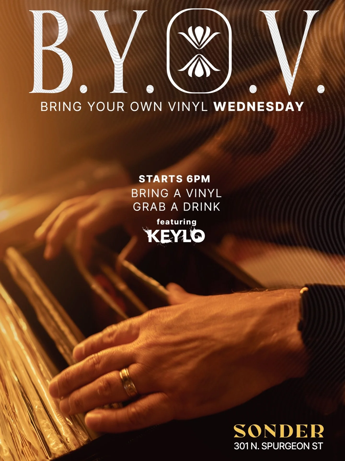 Wednesday at Sonder is Bring Your Own Vinyl night, bring your favorite record, grab a drink, and let @keylo.gram do the rest.

Feeling brave? The last hour is open decks. Slide into @keylo.gram&rsquo;s DMs to claim a slot.