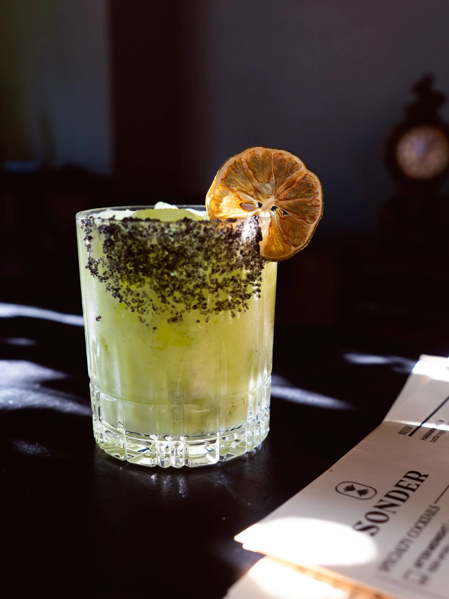 This week only! Try our avocado fat washed margarita with black lava salt and Casa Noble Blanco tequila. Only available this week for OC Margarita Crawl.