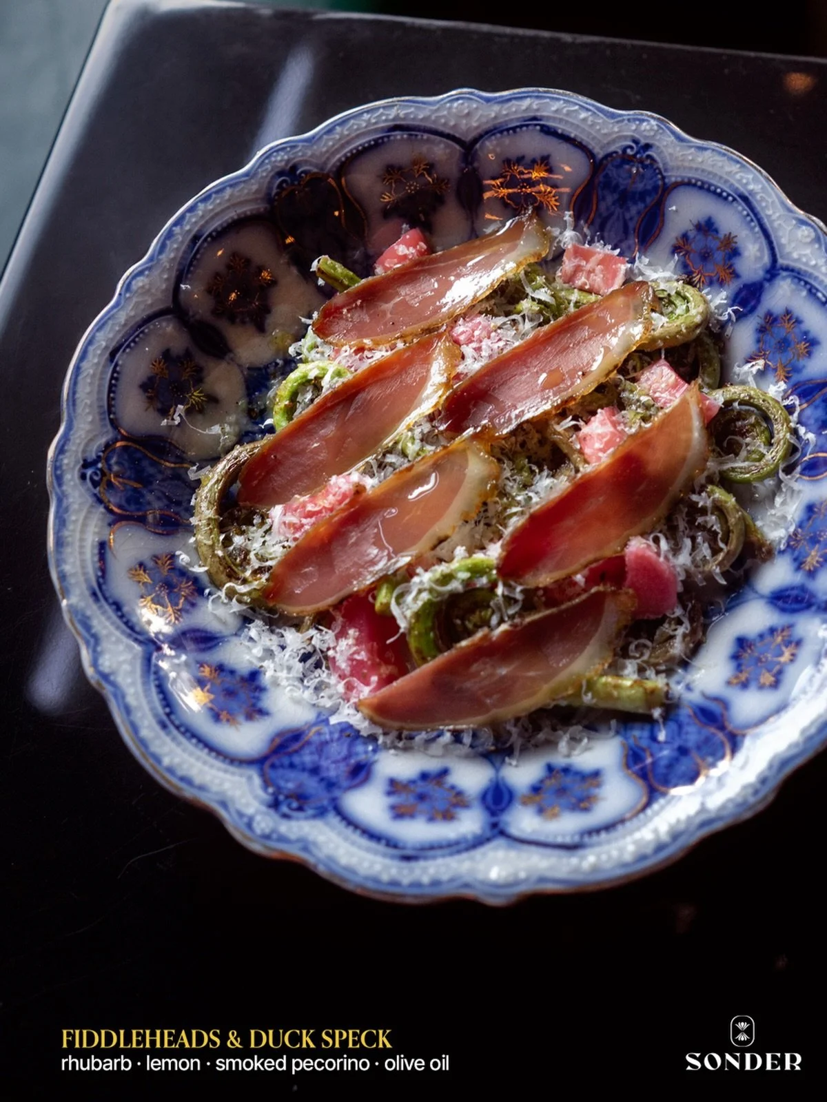 Patience is a virtue because this duck speck takes weeks to make. If&lsquo;a marinated in a salt and pekin spice cure before it&rsquo;s lightly smoked three separate times and left to dry. 

It&rsquo;s worth the wait