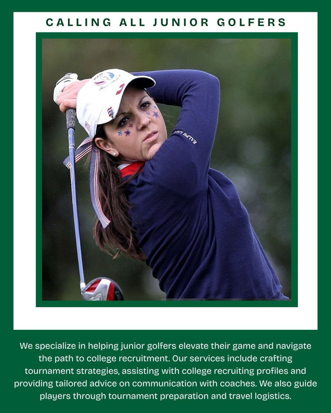 🚨 Calling all junior golfers! 🚨

Whether you&rsquo;re chasing AJGA starts, dreaming of college golf or just trying to build the right tournament schedule &mdash; we&rsquo;re here to help.

At Pro Reach, we specialize in guiding junior players throu